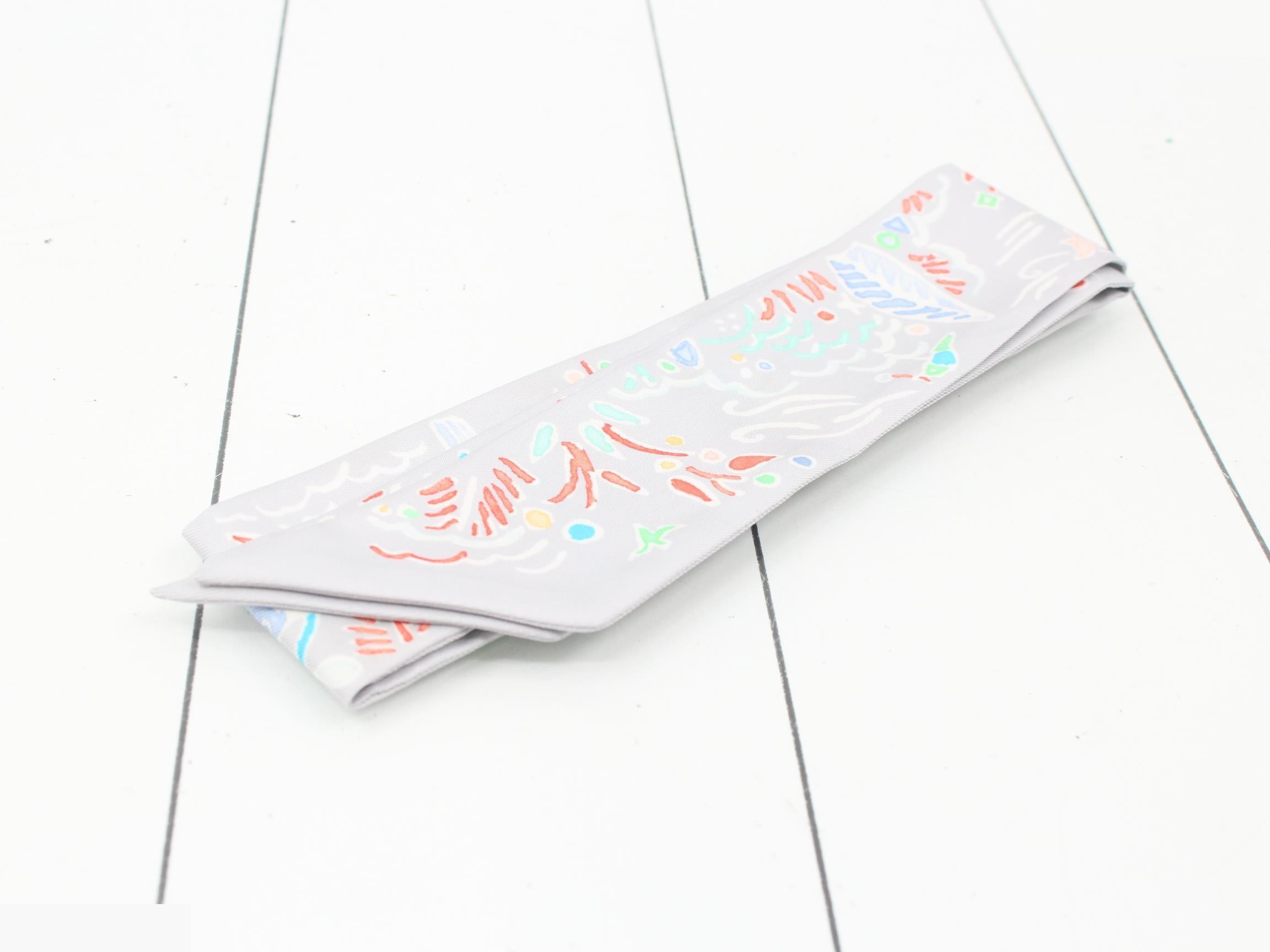 Hermès Silk Twilly - Spring Birds — view 2