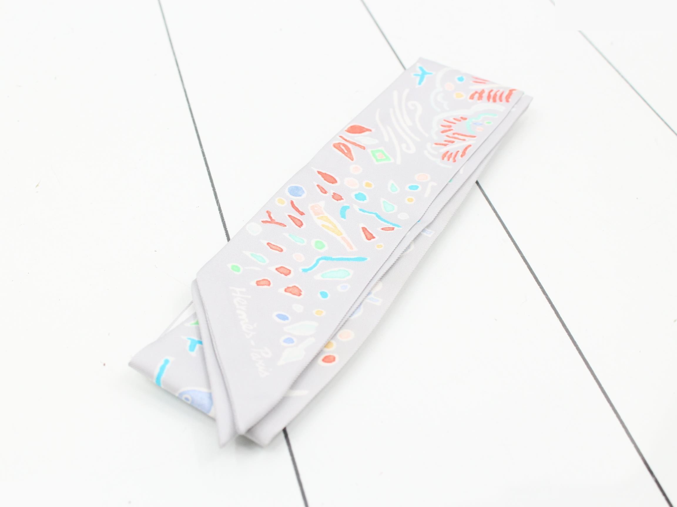 Hermès Silk Twilly - Spring Birds — view 3