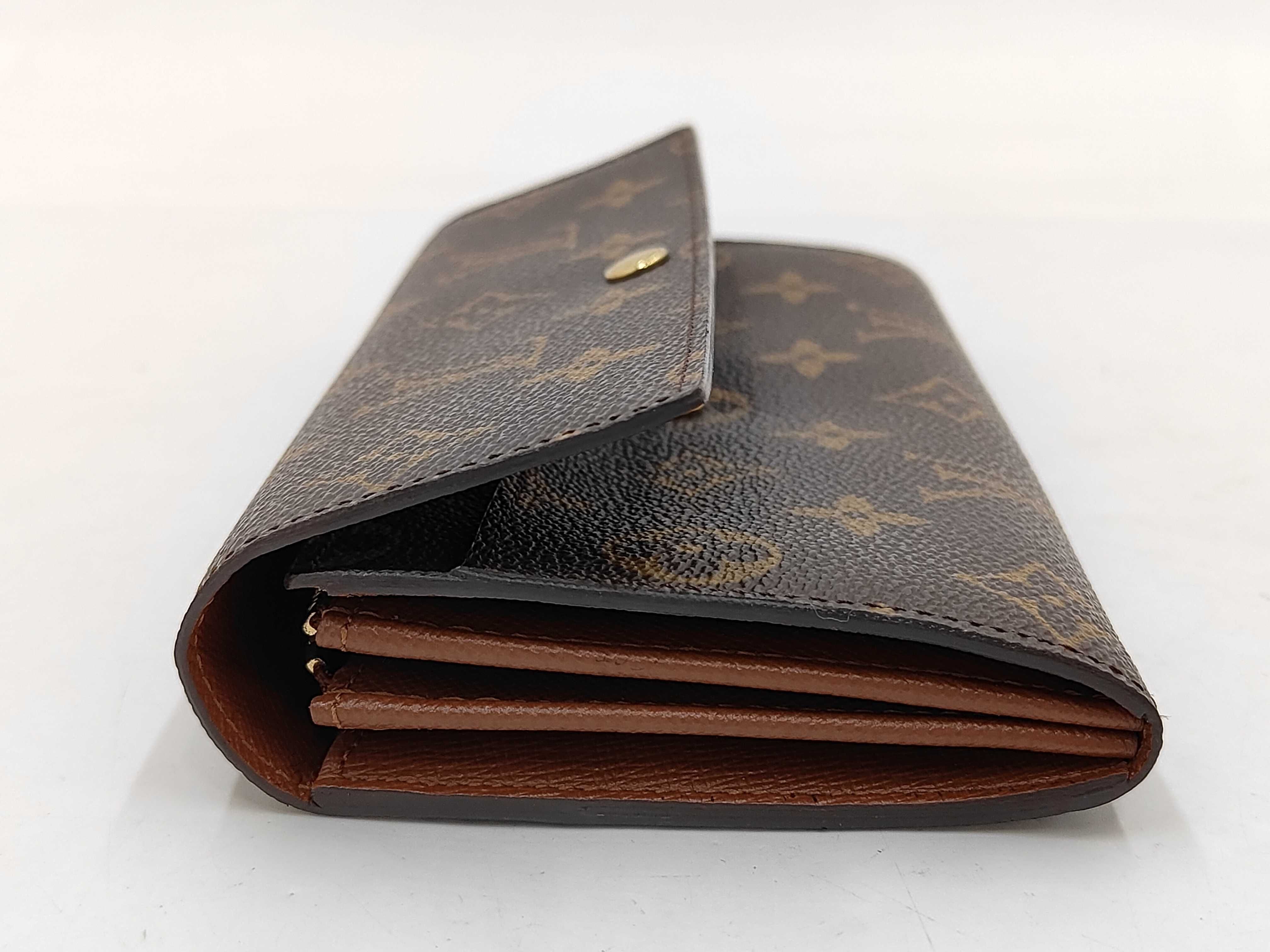 Monogram Louis Vuitton Monogram Portefeuille Sarah TH0034 Wallet — view 8