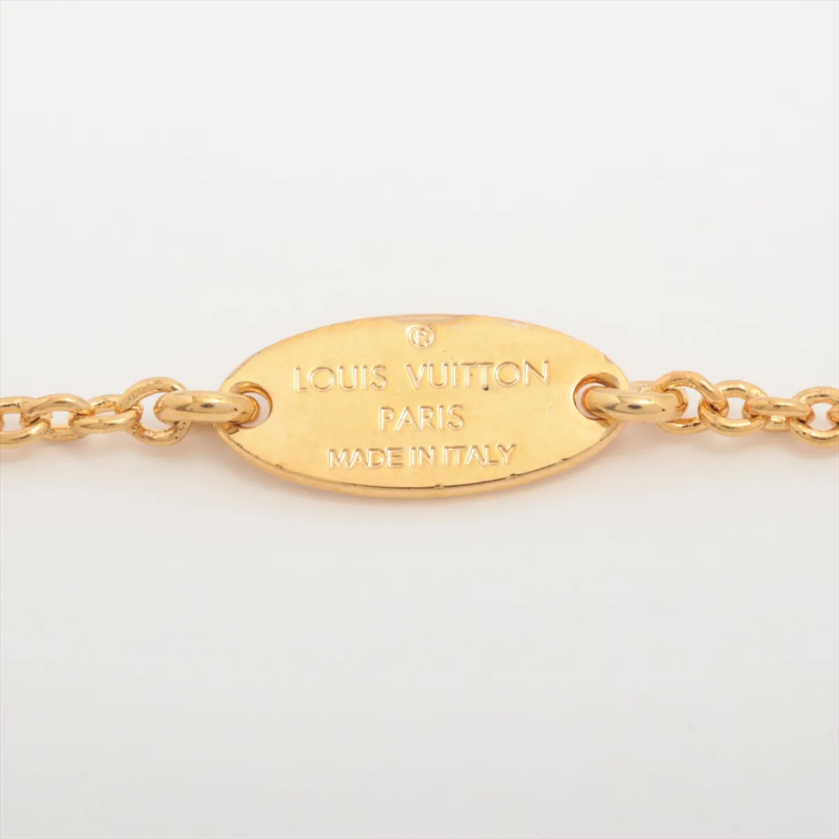 M61083 Essential V LE0290 Necklace, GP Gold, dents, — view 4