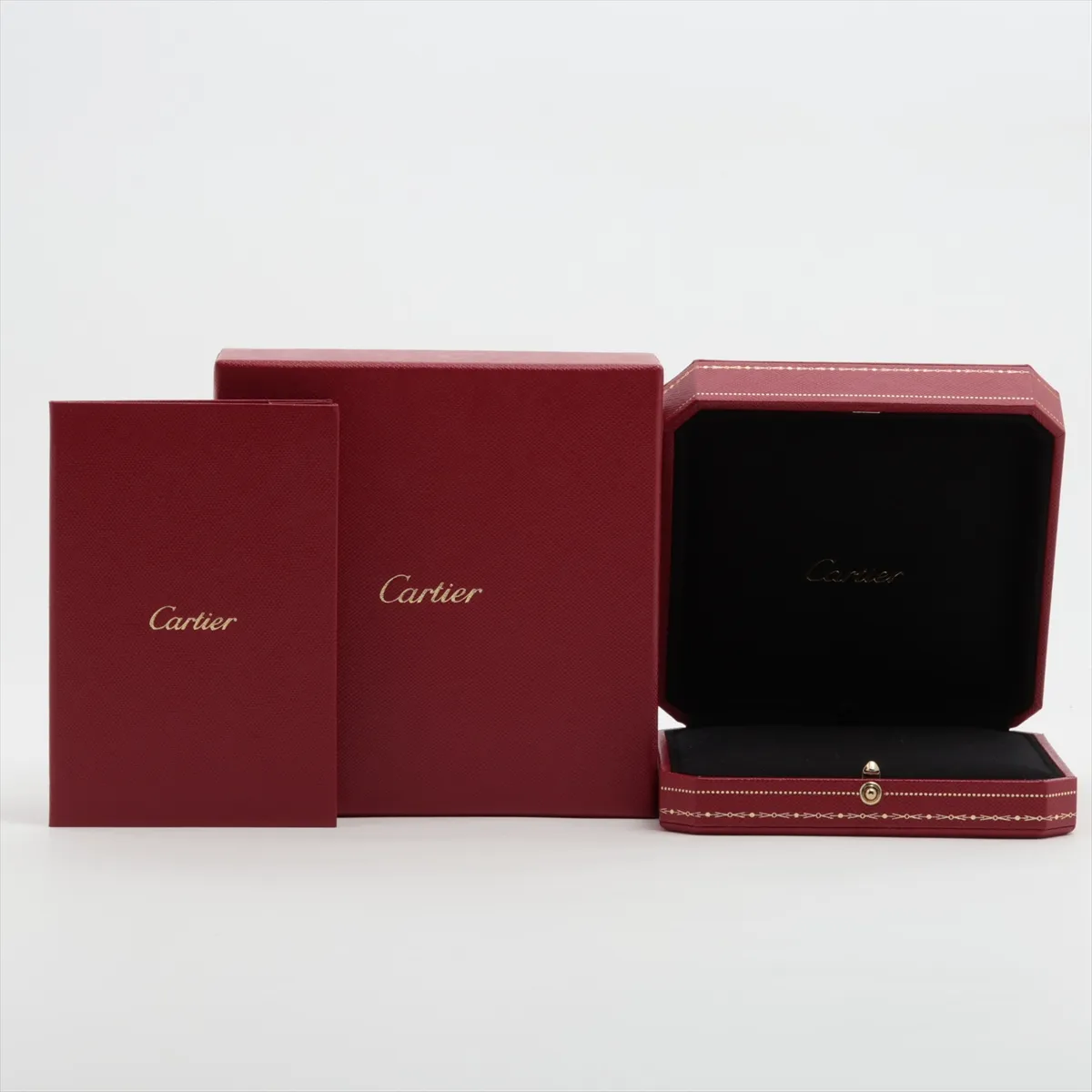 Sweet Trinity Necklace 750 (Yellow Gold x Pink Gold x White Gold) 3.8g FKG496 CRB7218200 — view 7