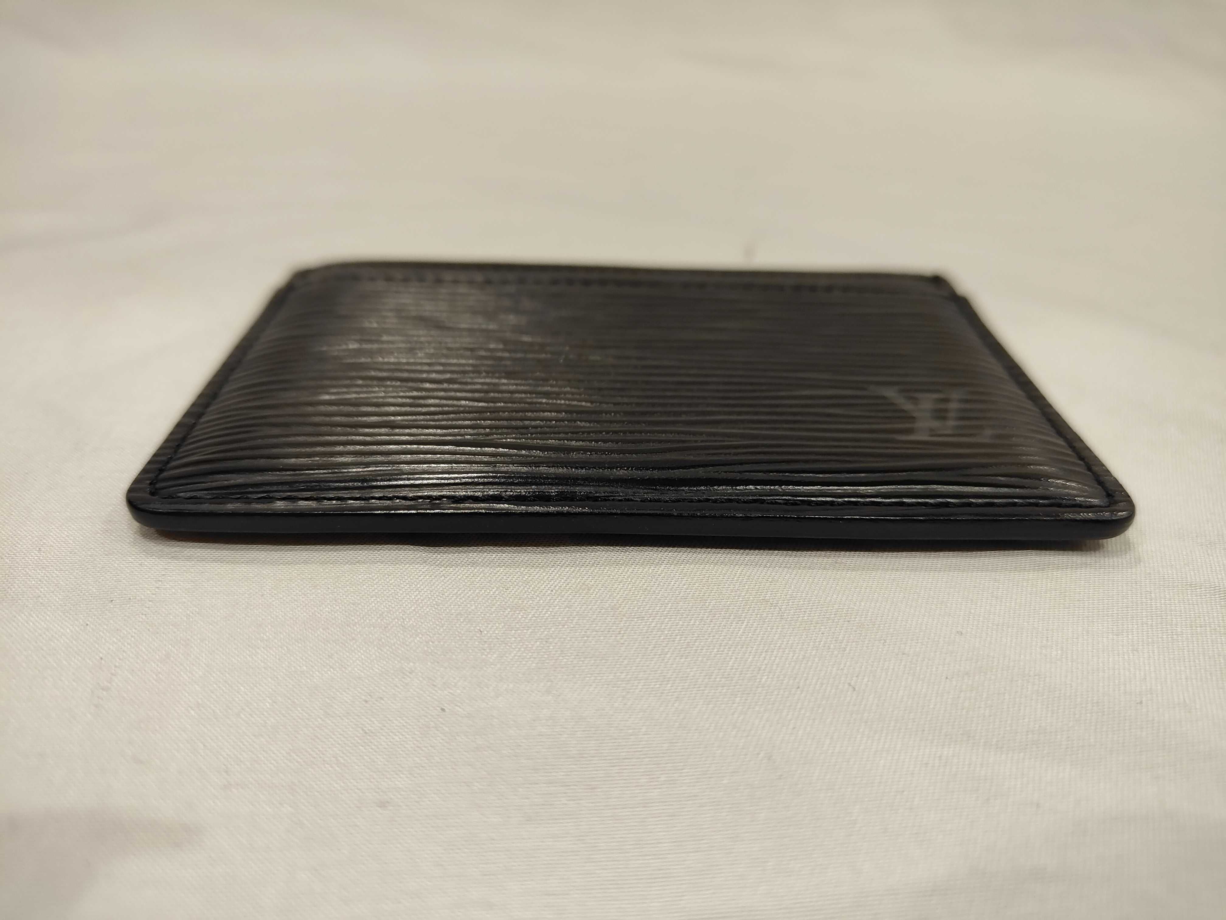 Epi Card Case, Black (Card Case/Pass Case/Business Card Holder) — view 3