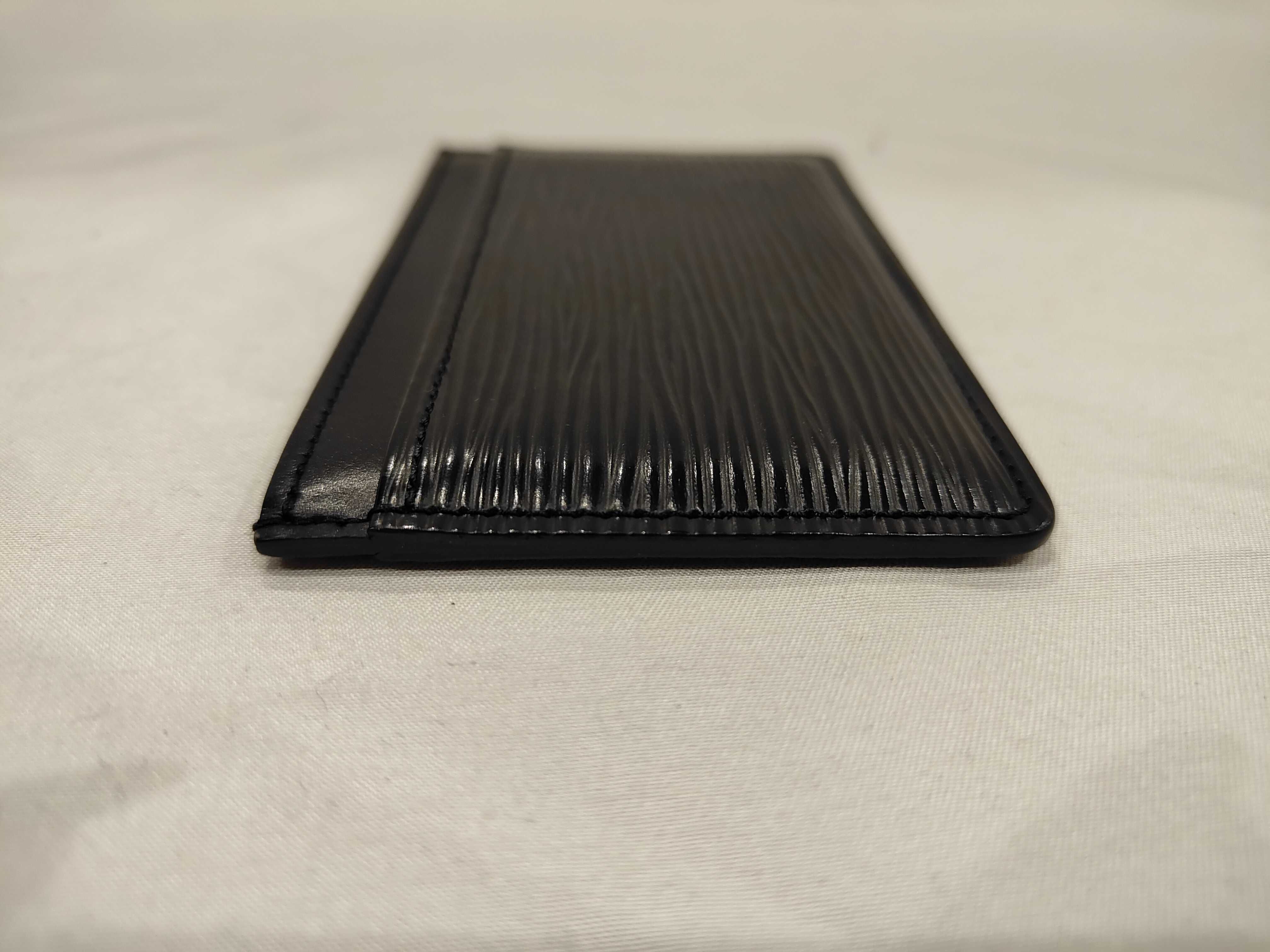 Epi Card Case, Black (Card Case/Pass Case/Business Card Holder) — view 5