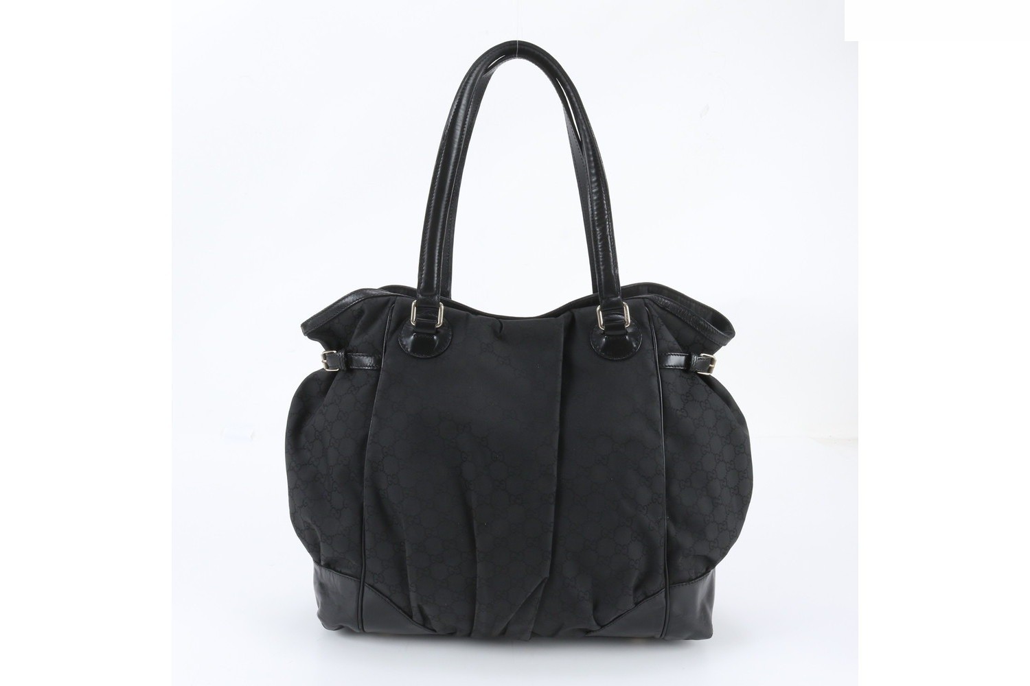 GG Nylon 257290 Leather Tote Bag, Shoulder Bag — view 3