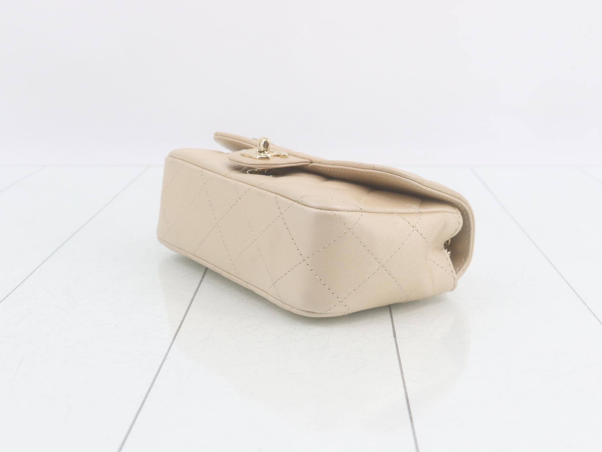 Matelassé Leather Chain Shoulder Bag — view 6