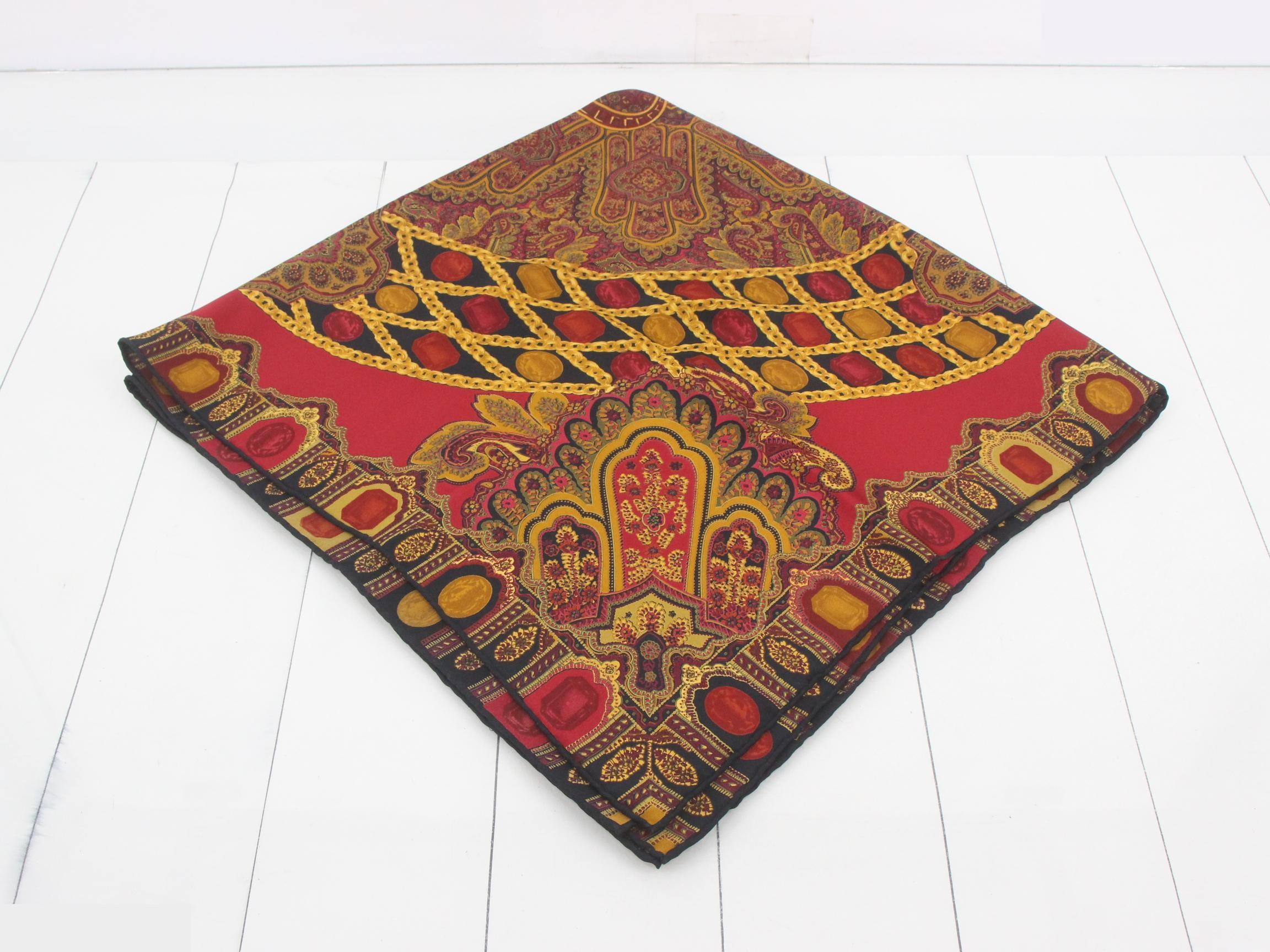 silk scarf, large size — view 2