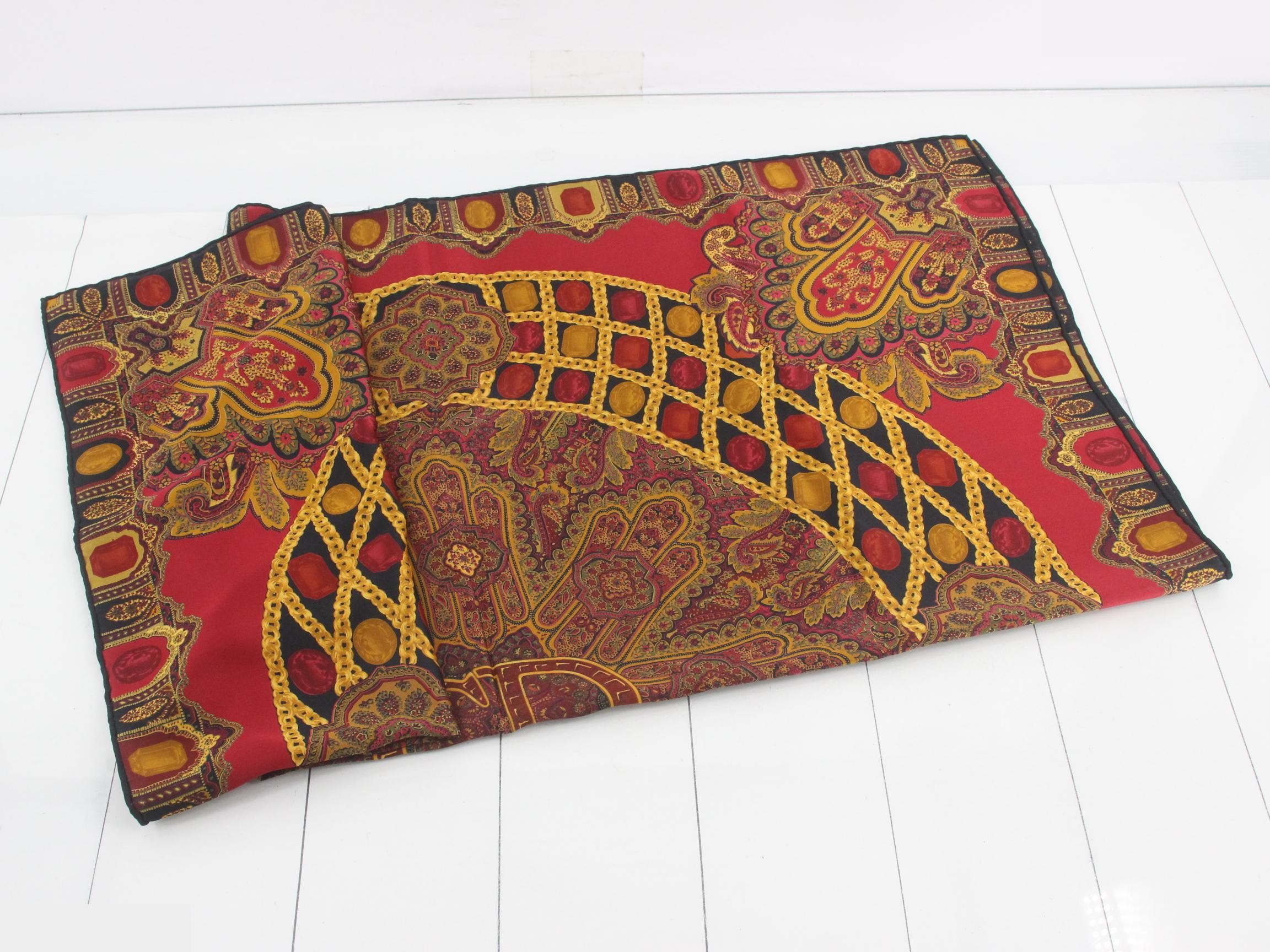 silk scarf, large size — view 3