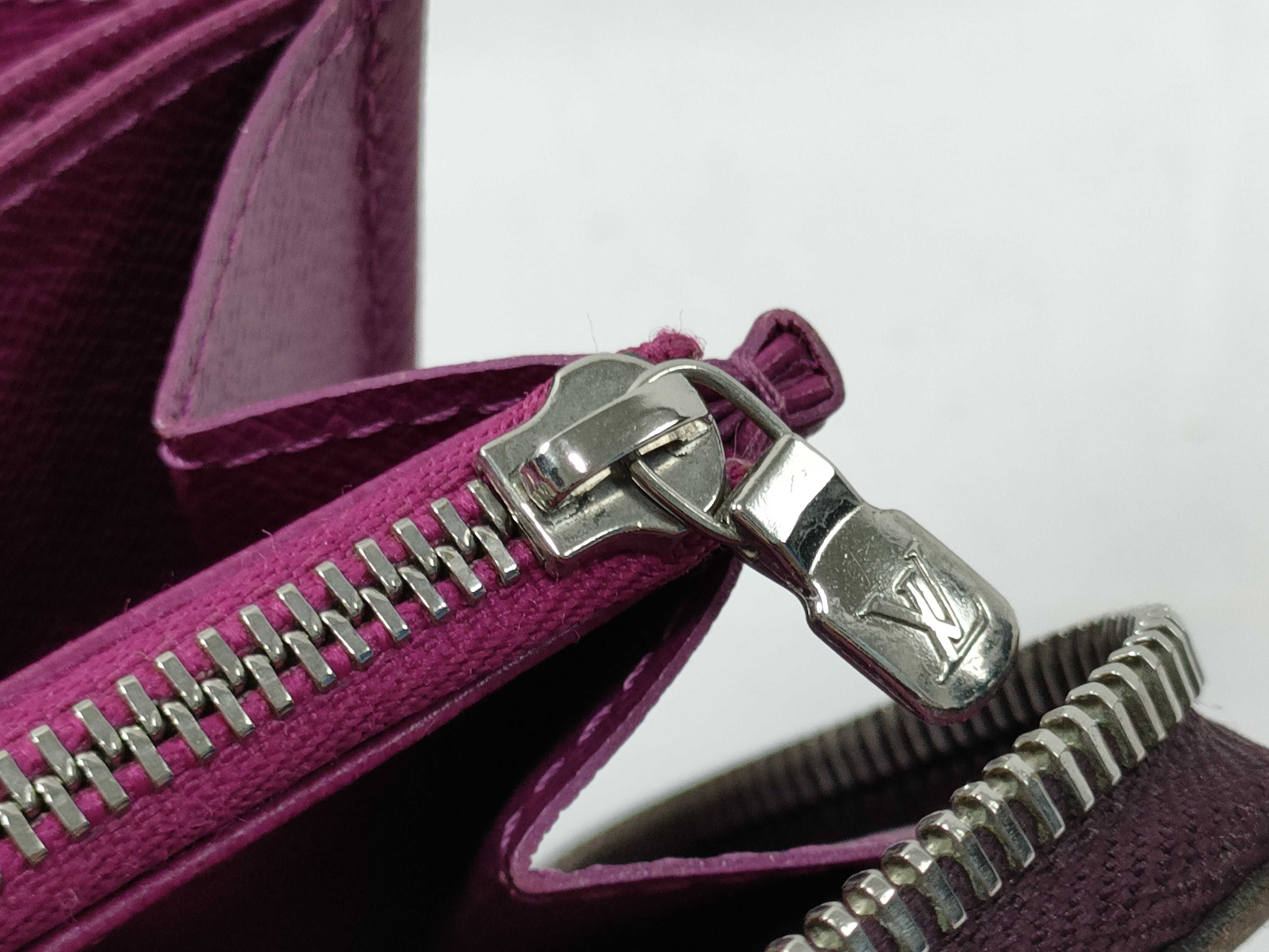 Epi Louis Vuitton Zippy Wallet Cassis Epi Wallet — view 11