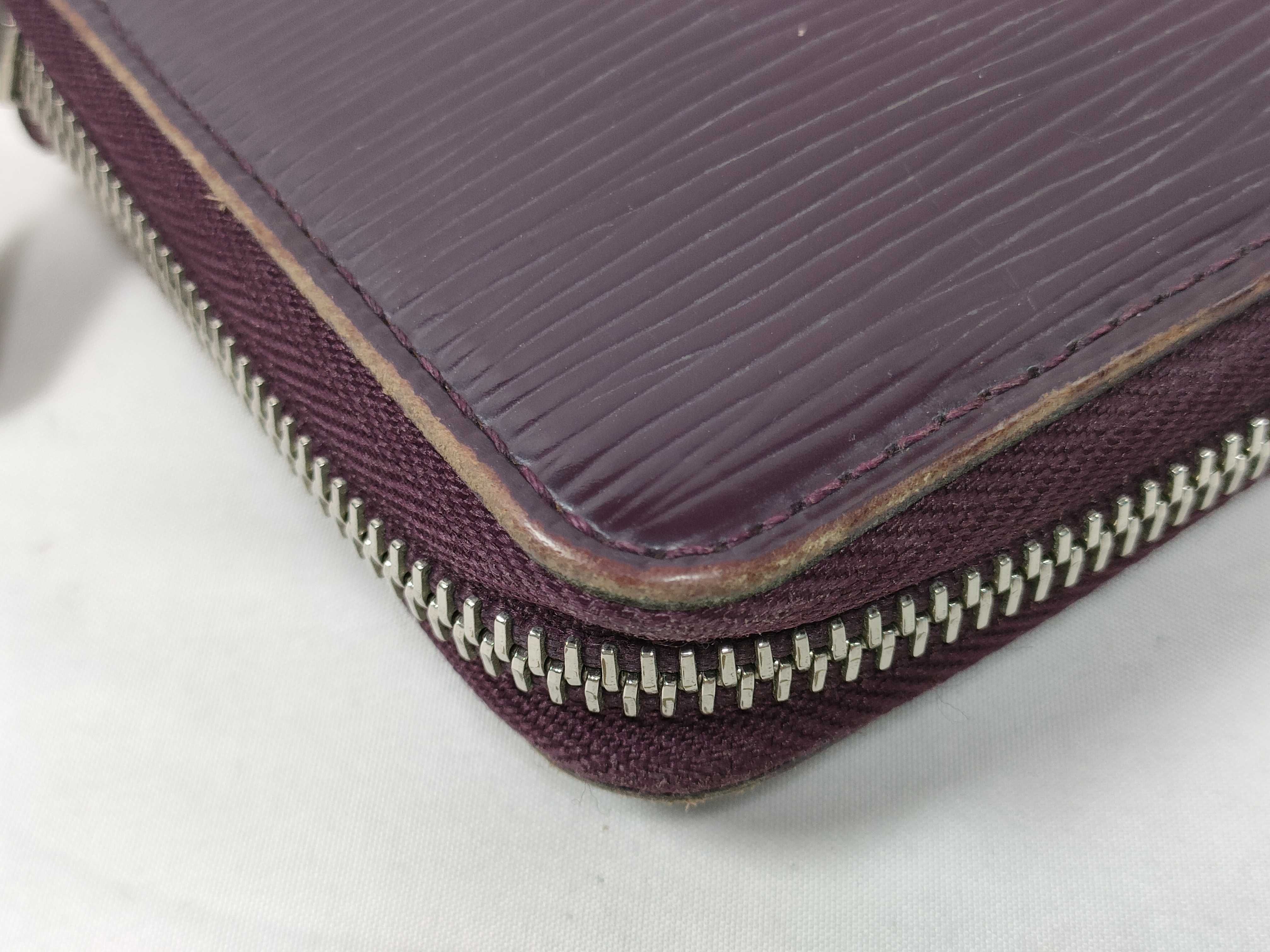 Epi Louis Vuitton Zippy Wallet Cassis Epi Wallet — view 6