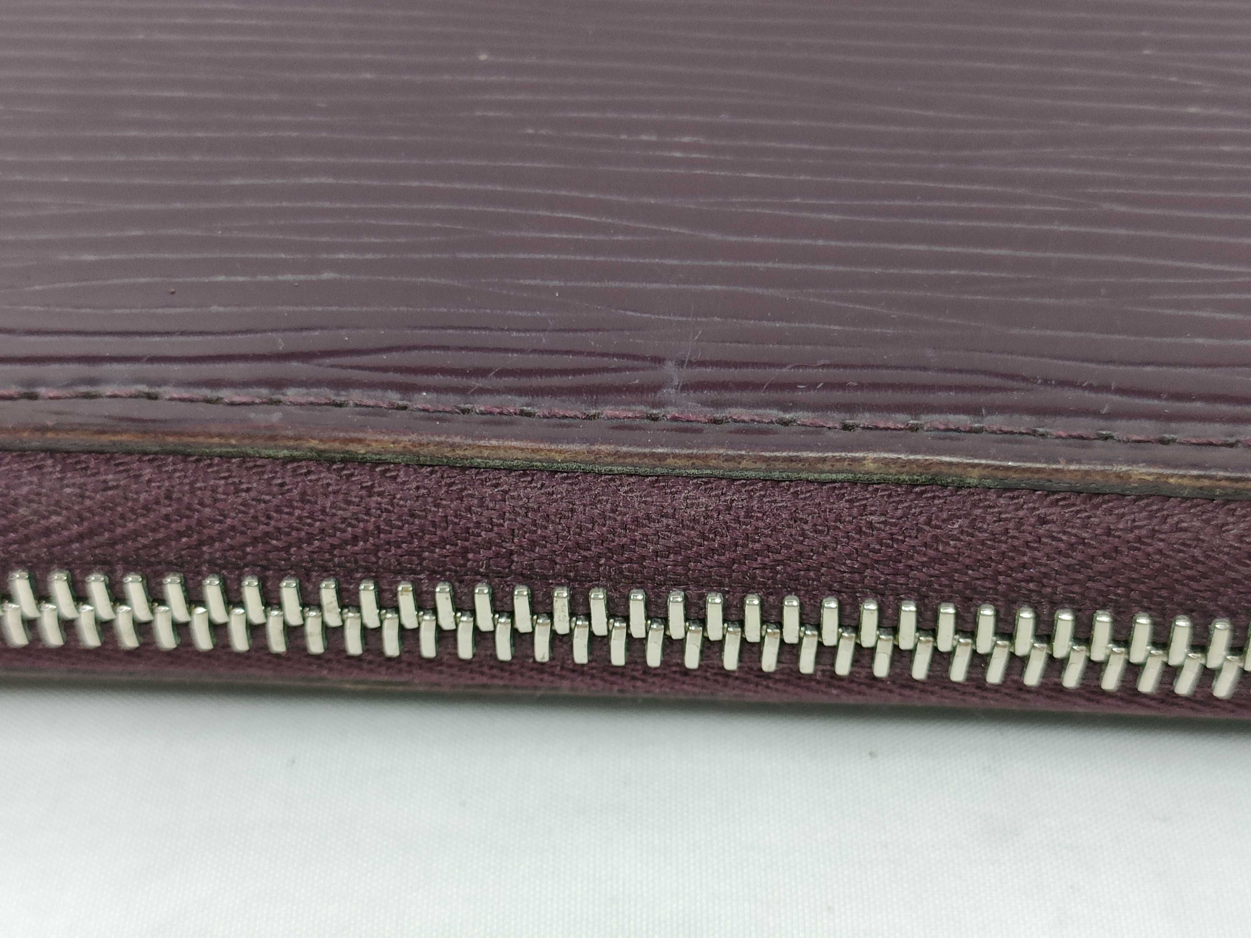 Epi Louis Vuitton Zippy Wallet Cassis Epi Wallet — view 8