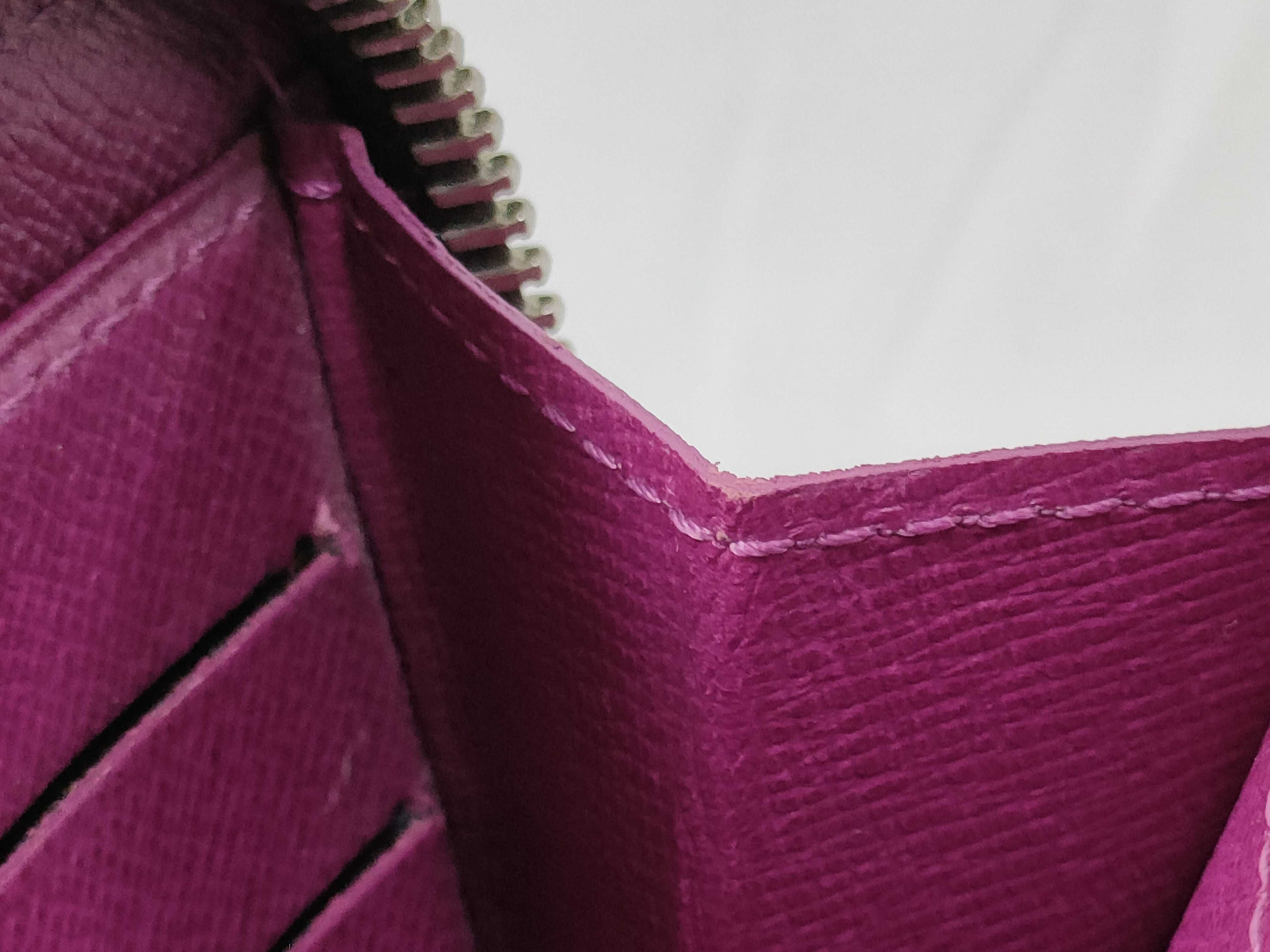 Epi Louis Vuitton Zippy Wallet Cassis Epi Wallet — view 10