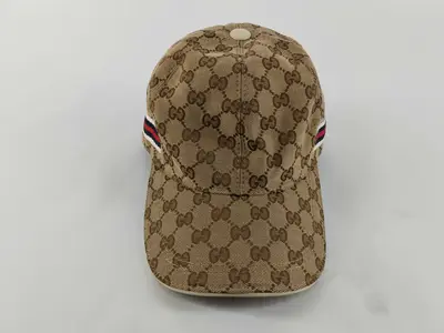 GG Canvas, Gucci Sherry Line GG Canvas Cap, Beige, Other Accessories