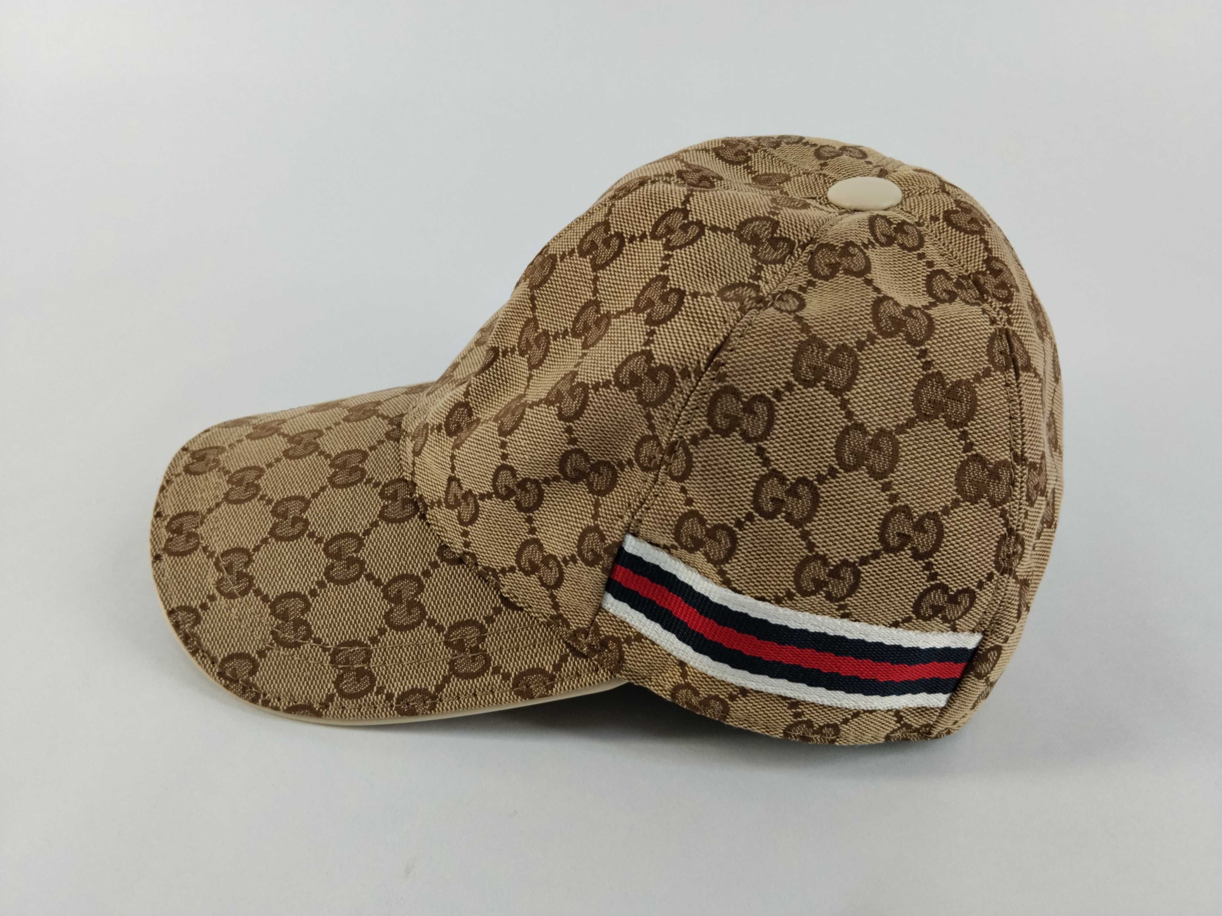 GG Canvas, Gucci Sherry Line GG Canvas Cap, Beige, Other Accessories — view 2