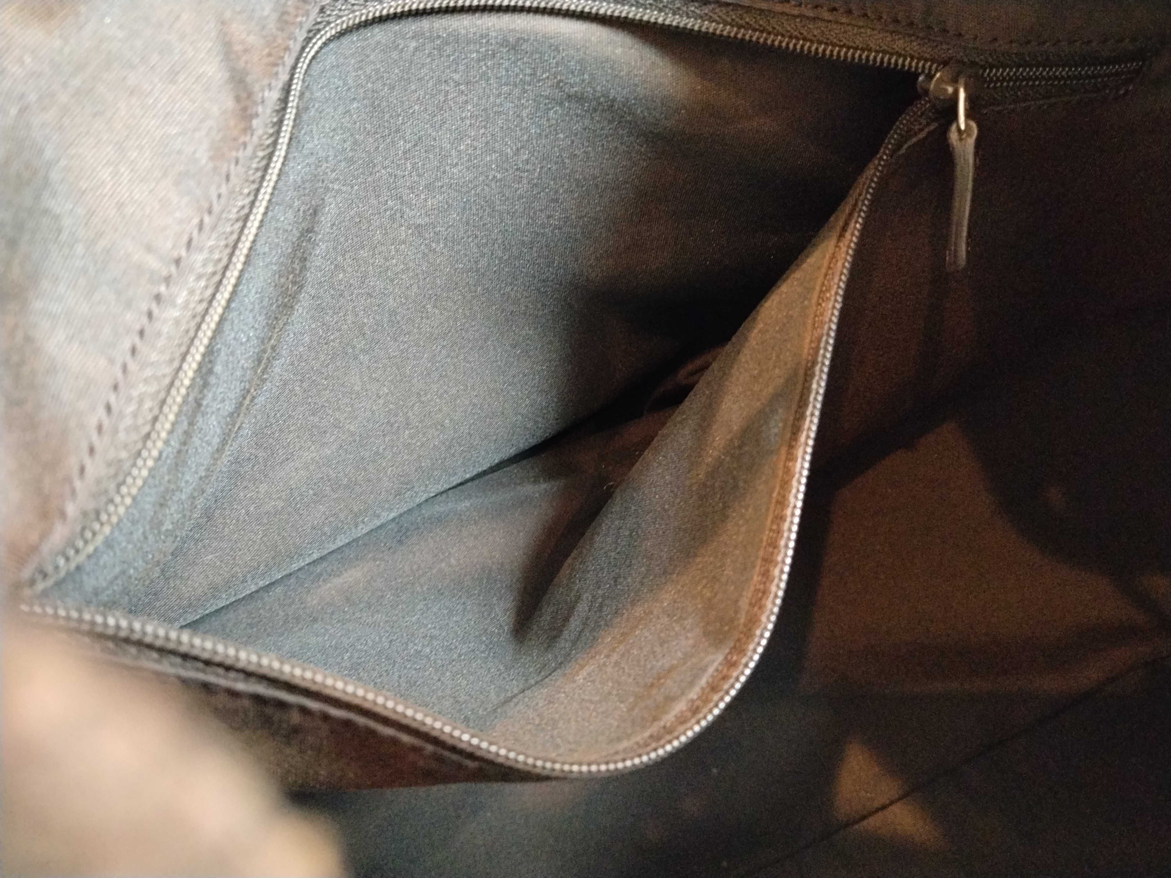 GG Shima Leather Canvas One-Shoulder Bag — view 12