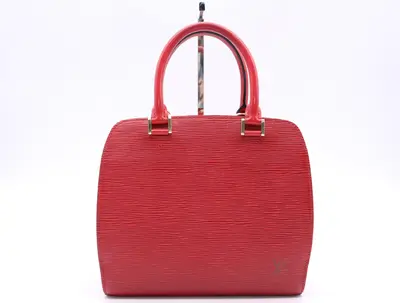 M52057 Epi Pont Neuf Castilian Red Handbag
