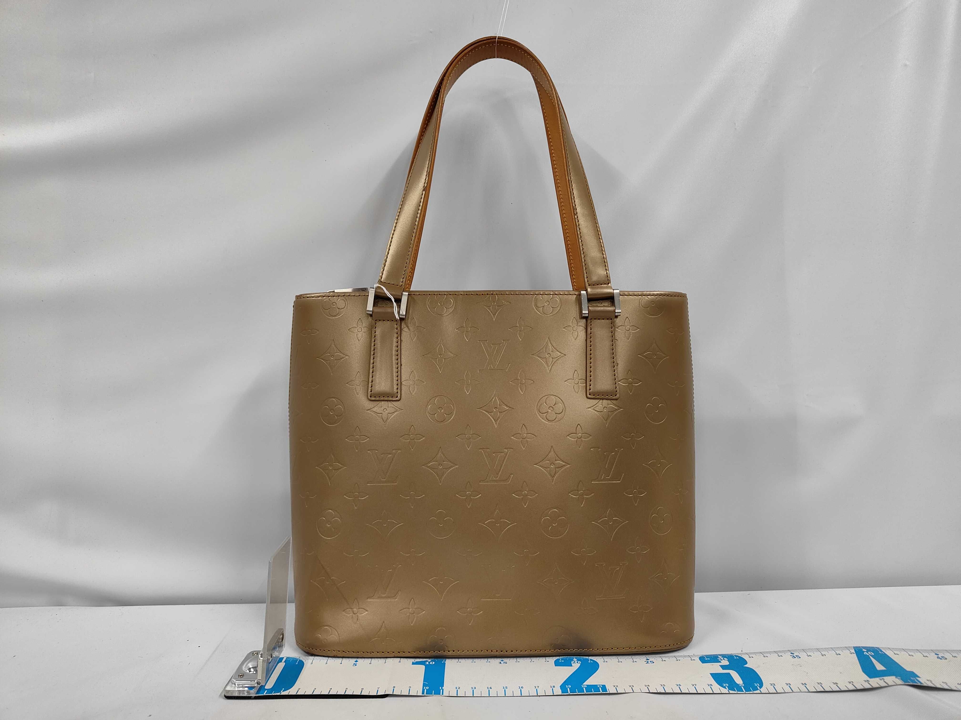 Stockton Monogram Mat Shoulder Bag — view 2