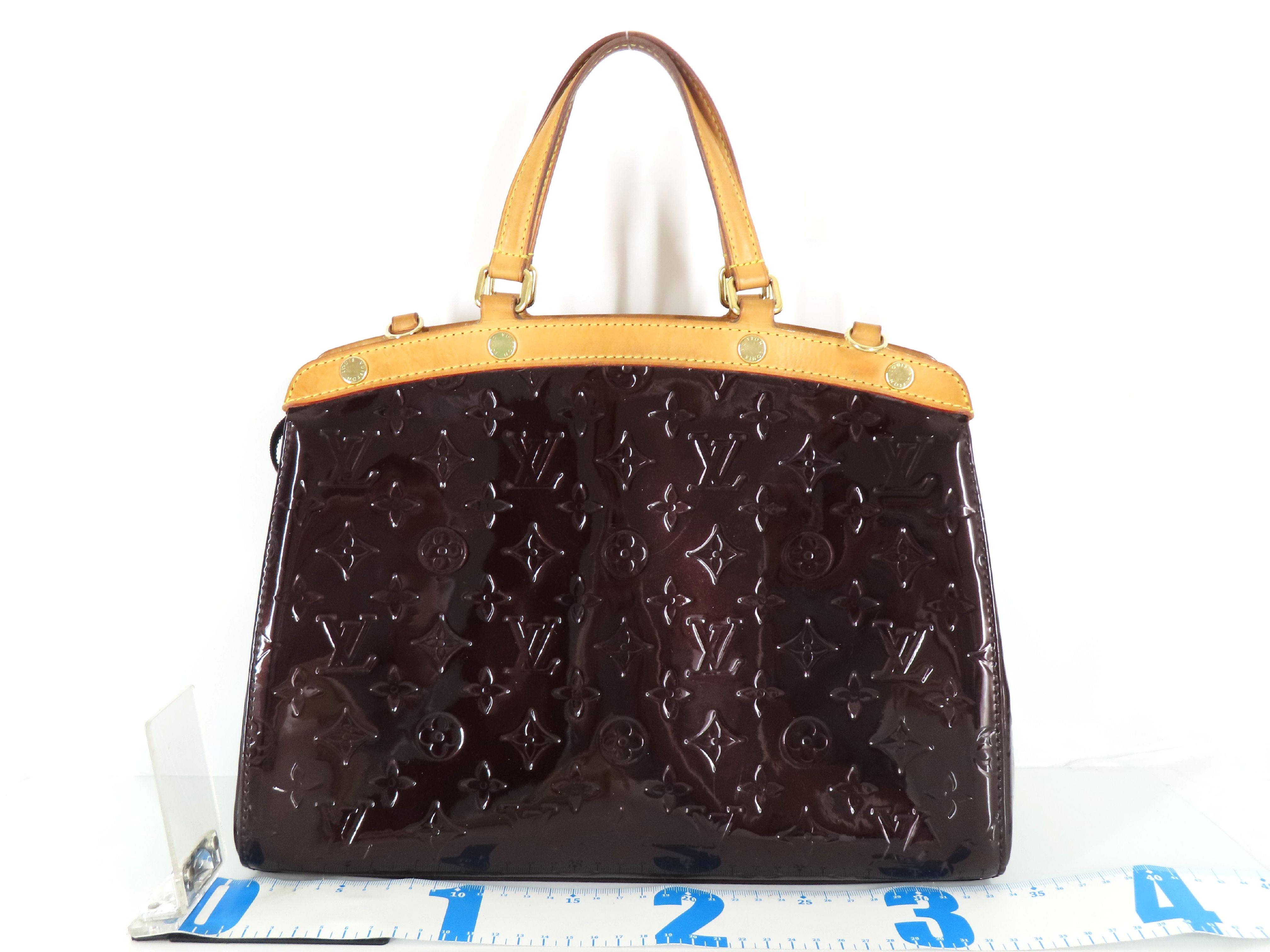 Vernis PH - Red Monogram Leather Tote Bag 33cm Shoulder Bag — view 2