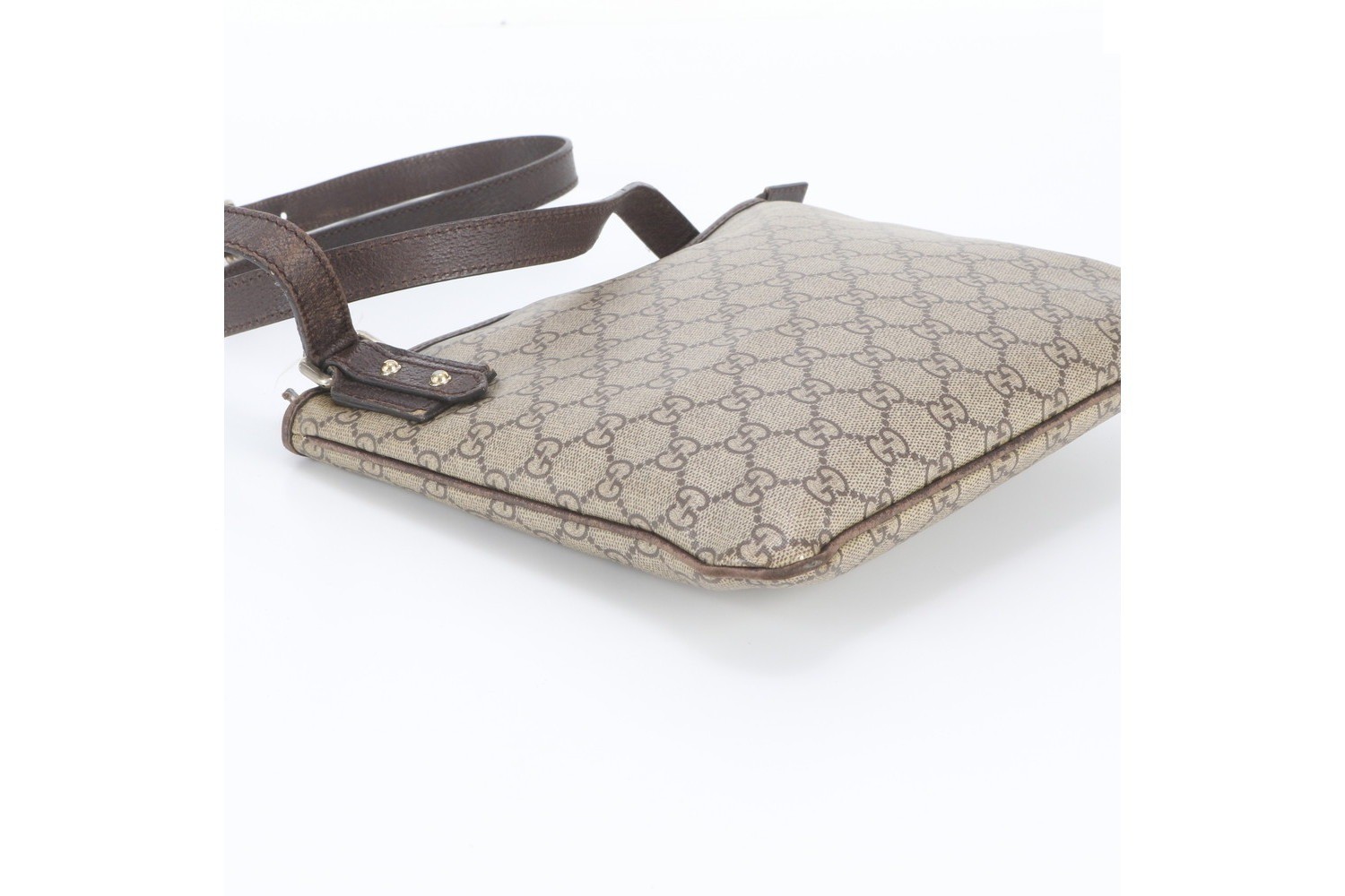 GG Supreme 257246 Leather Shoulder Bag (Crossbody) — view 5