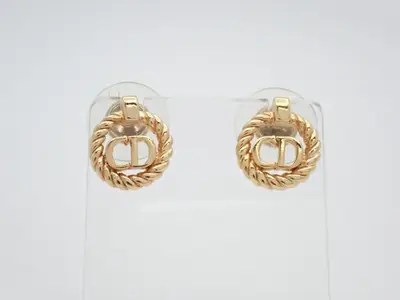 CD logo GP earrings