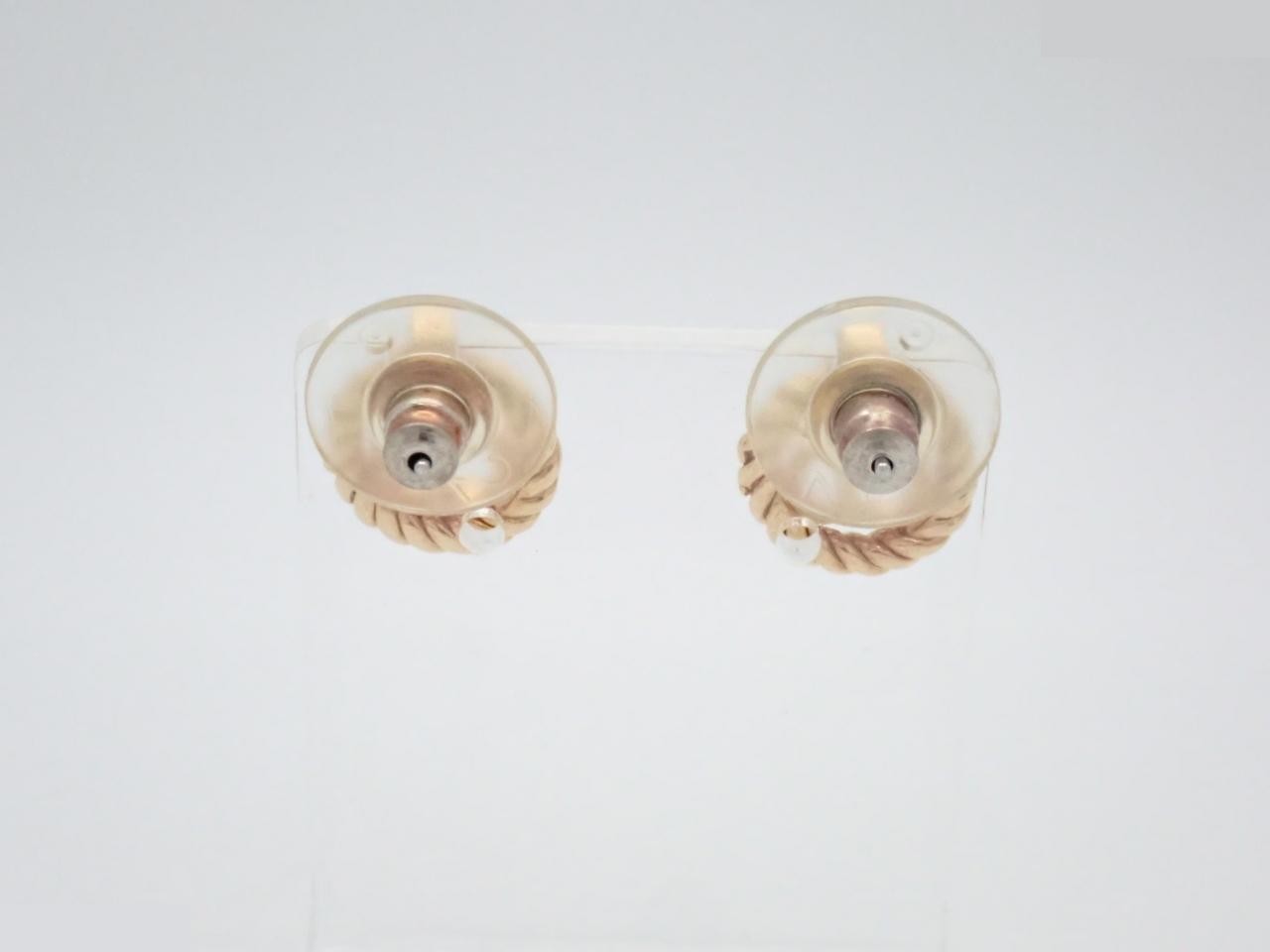CD logo GP earrings — view 2
