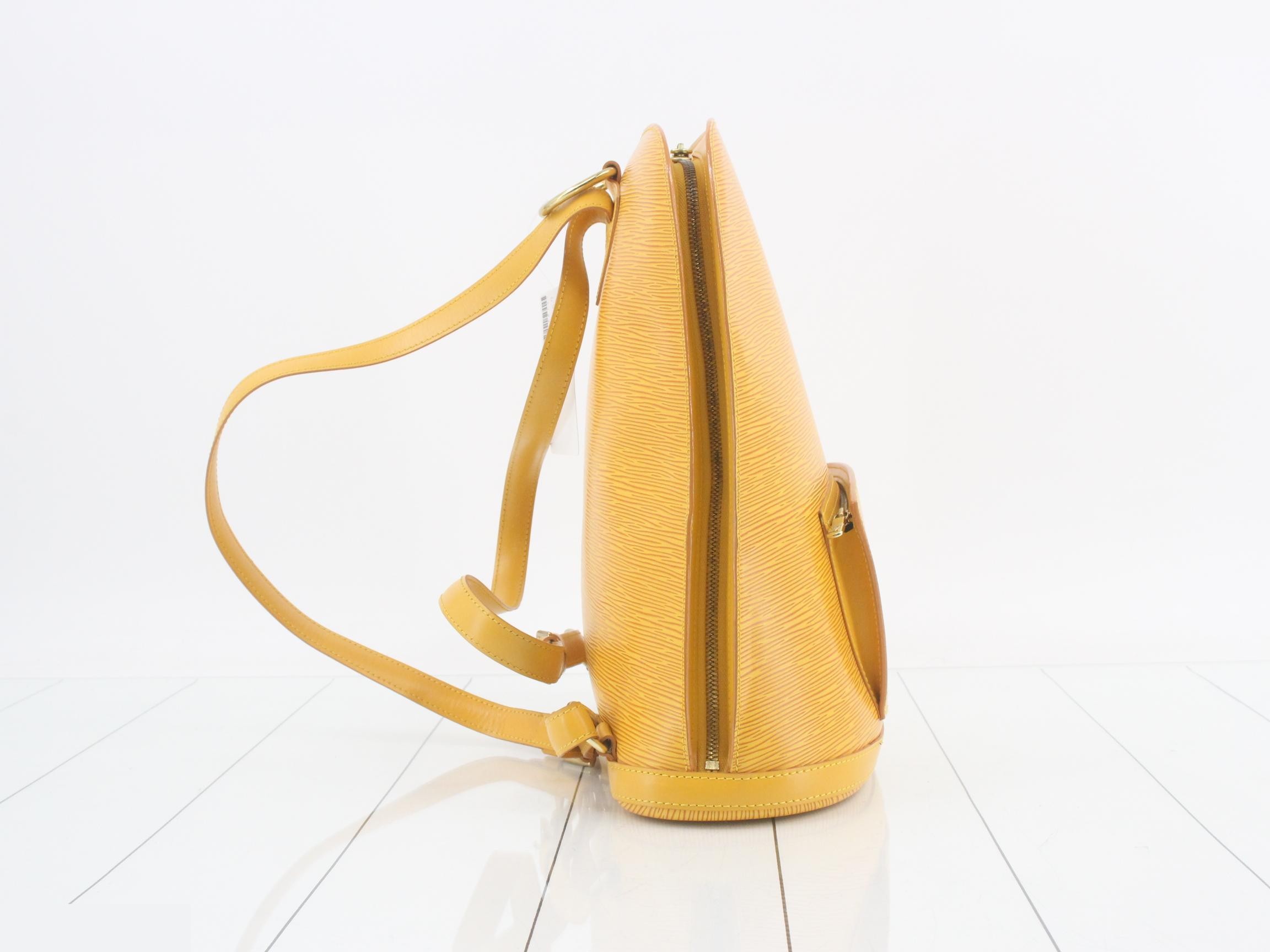 Epi Mabillon Tassili Yellow Backpack — view 4