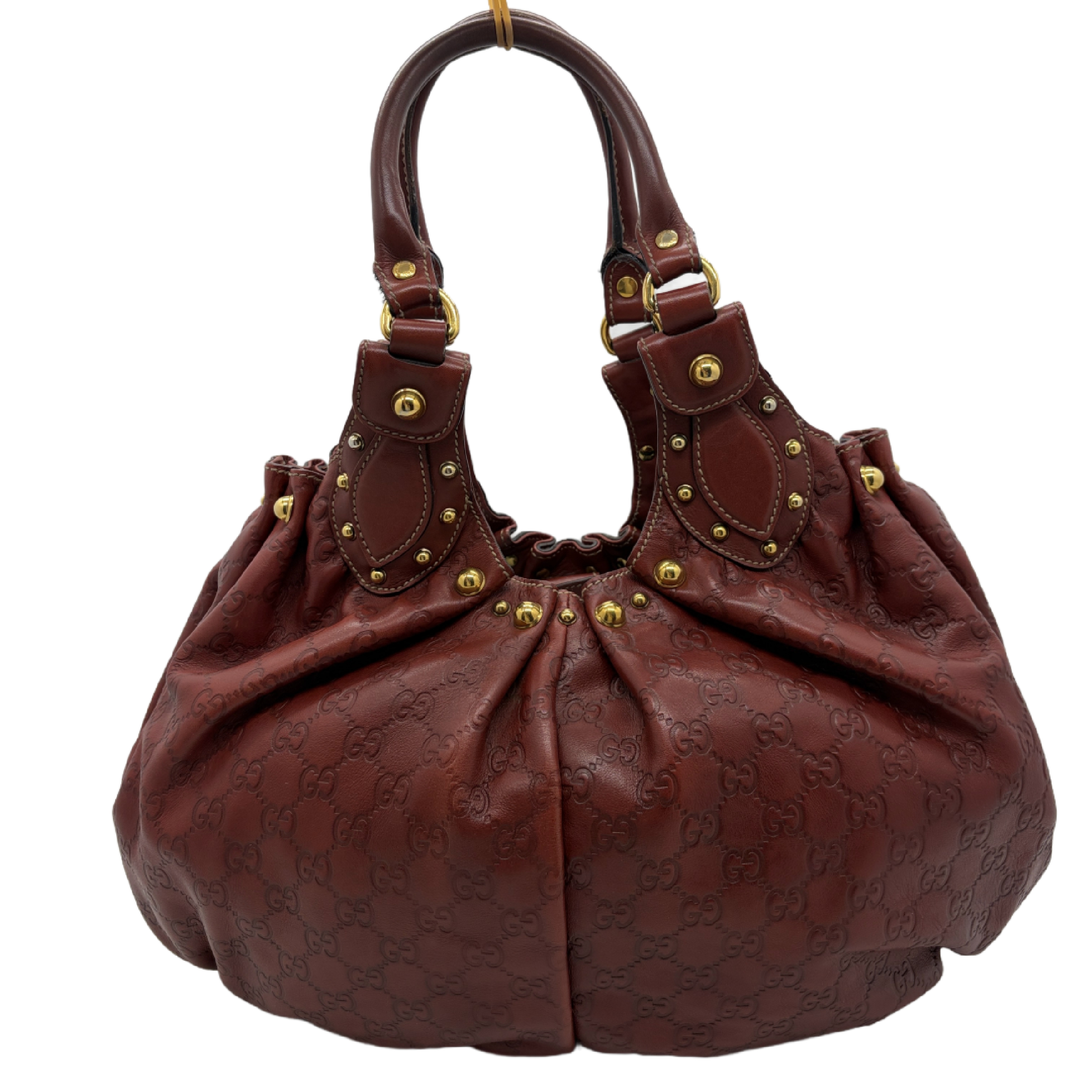 Guccissima Studded Leather Shoulder Bag — view 2