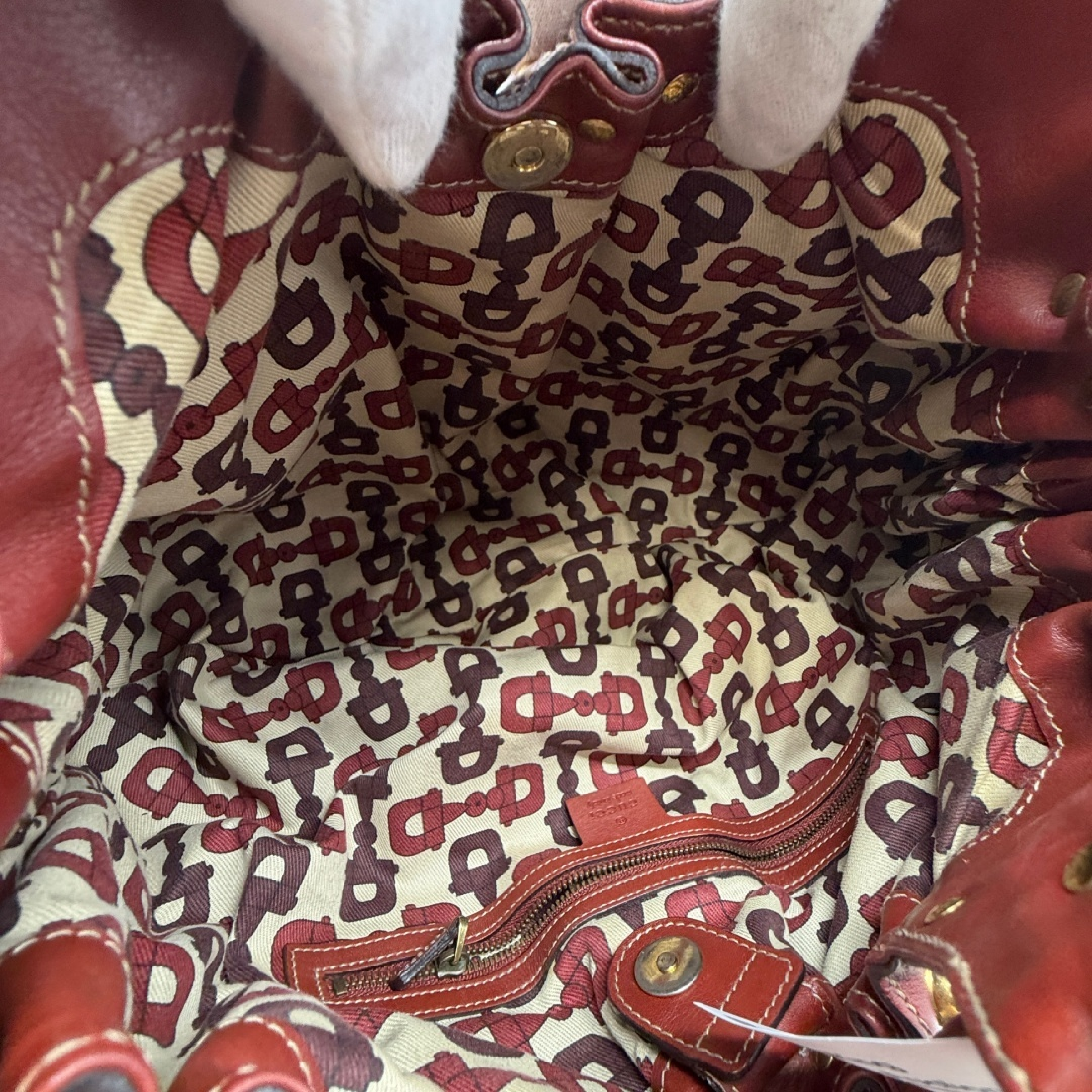 Guccissima Studded Leather Shoulder Bag — view 11