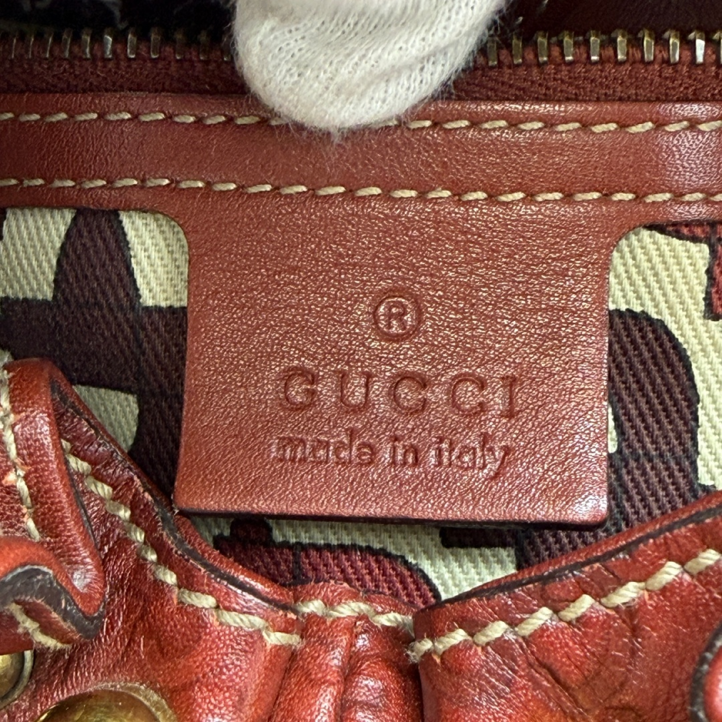 Guccissima Studded Leather Shoulder Bag — view 13