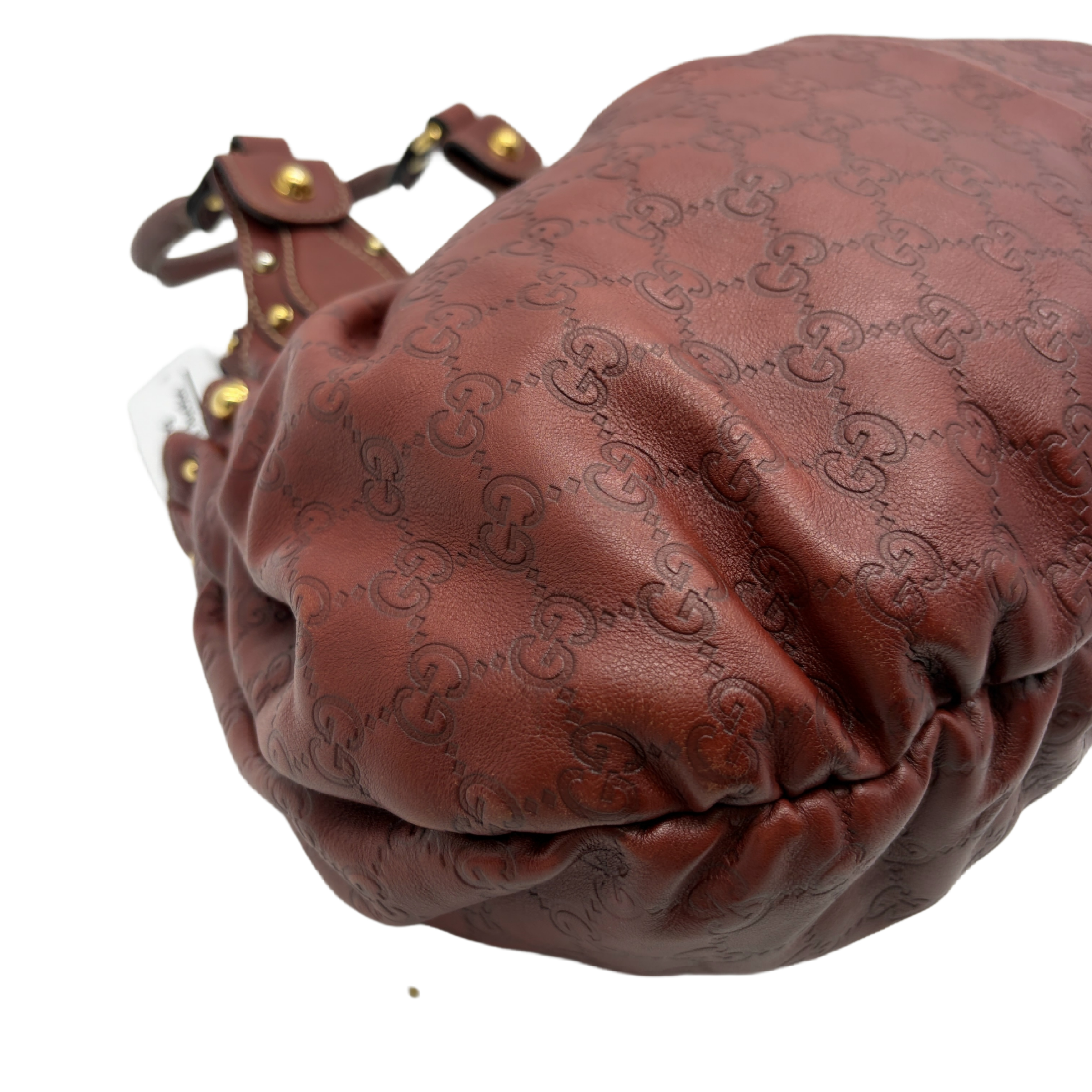 Guccissima Studded Leather Shoulder Bag — view 5
