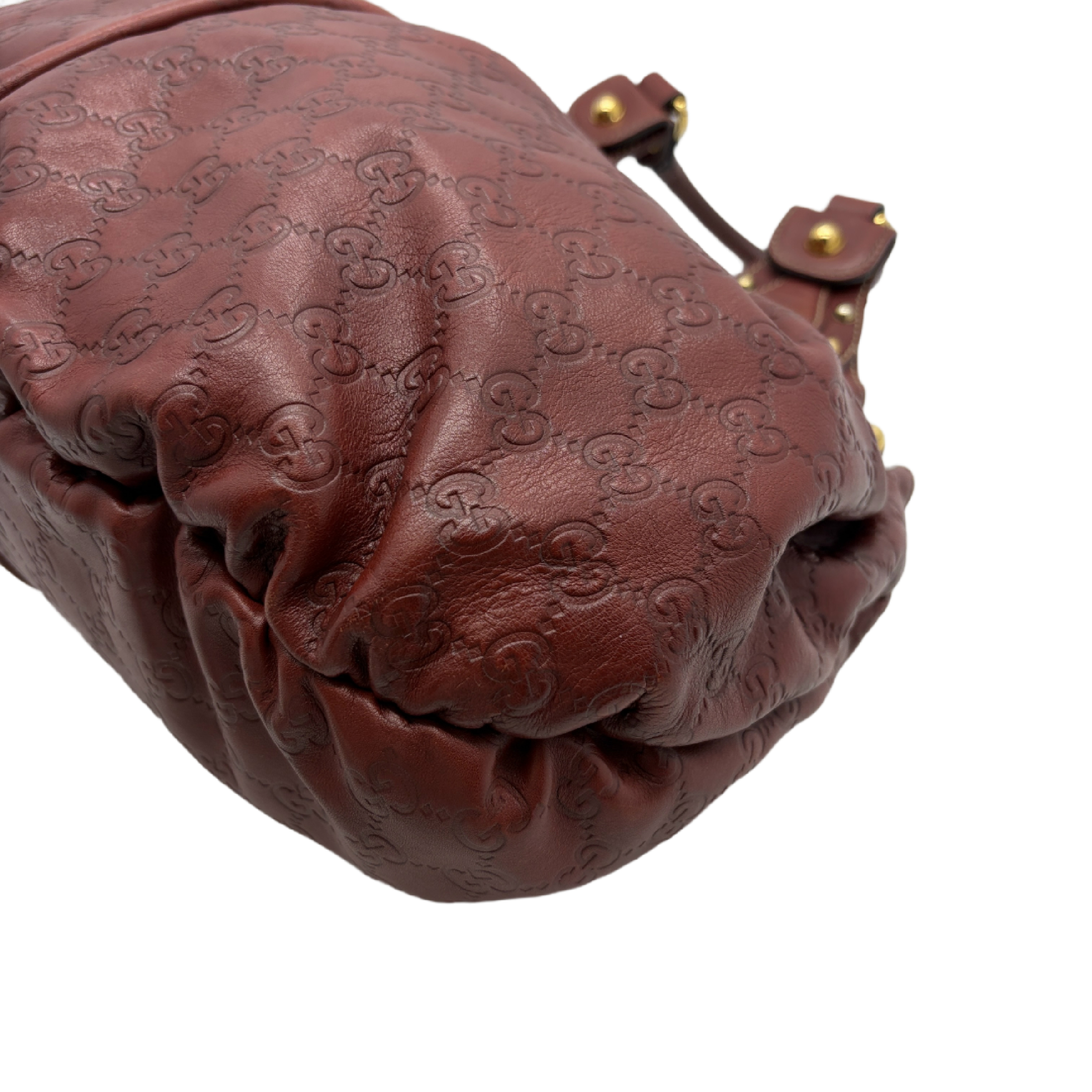 Guccissima Studded Leather Shoulder Bag — view 7