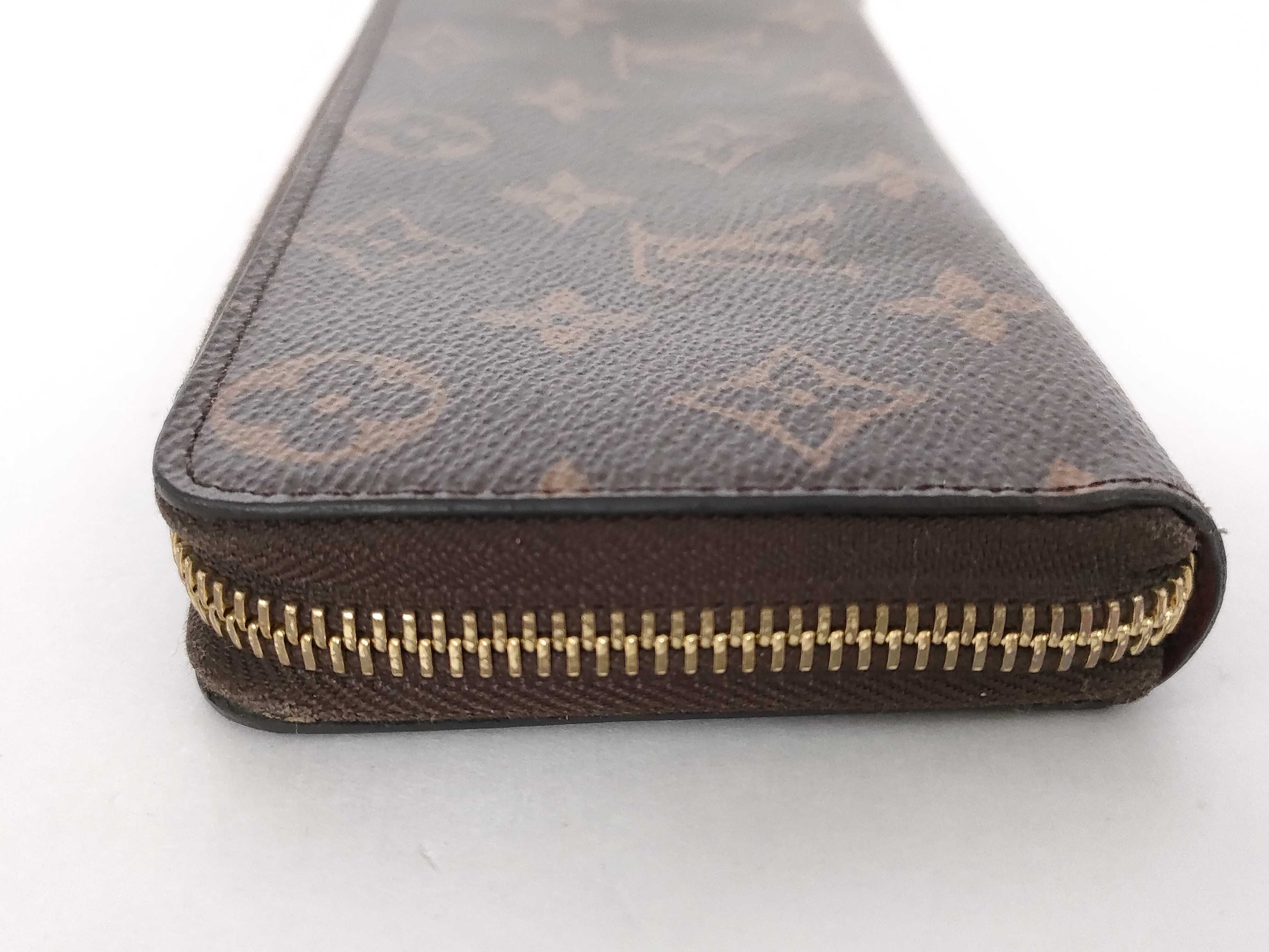 Monogram Louis Vuitton Monogram Portefeuille Clemence Fuchsia Gold Hardware CA0187 Wallet — view 4