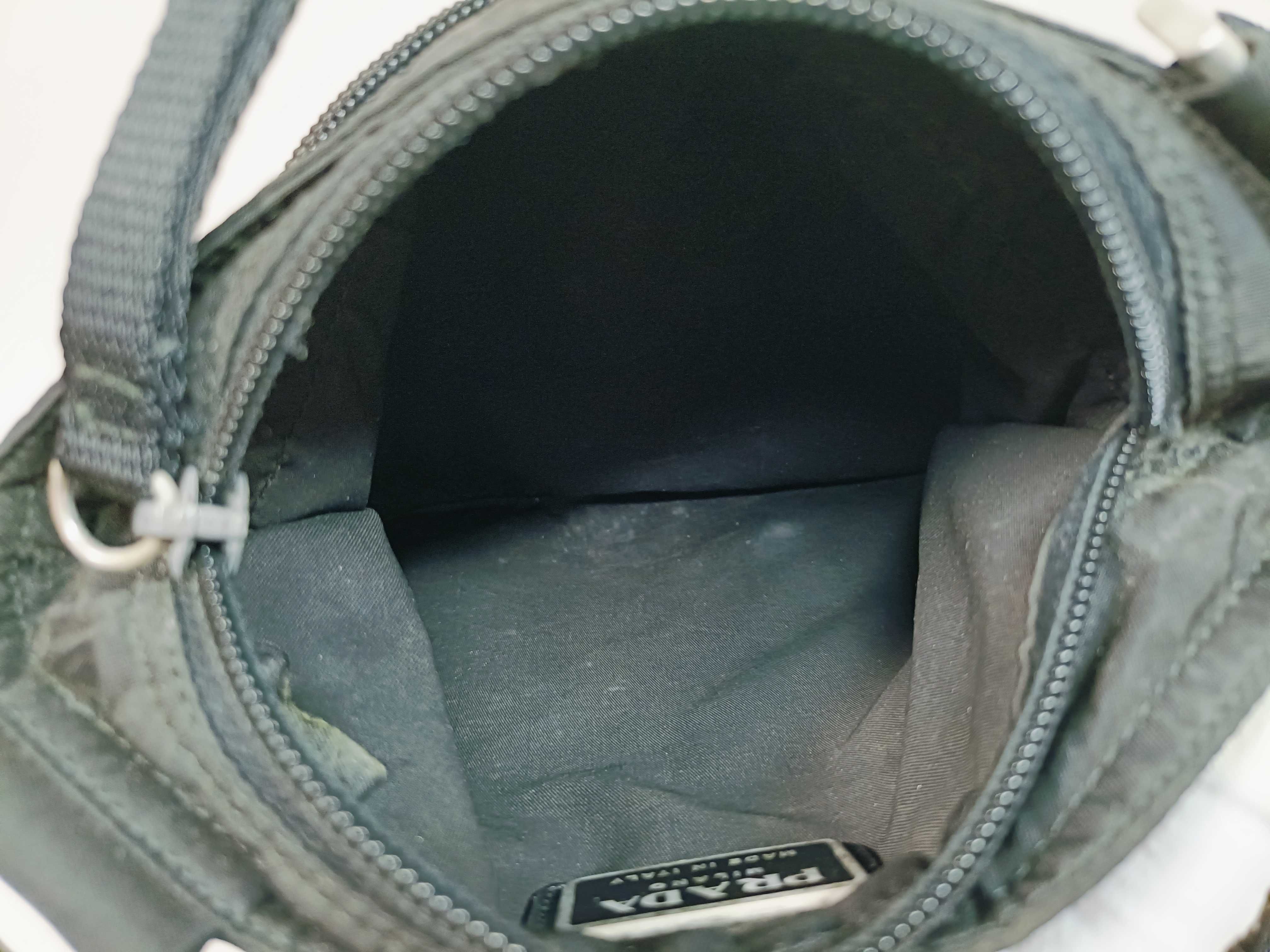 Nylon Mini Shoulder Bag (Triangle Shoulder Bag) — view 11