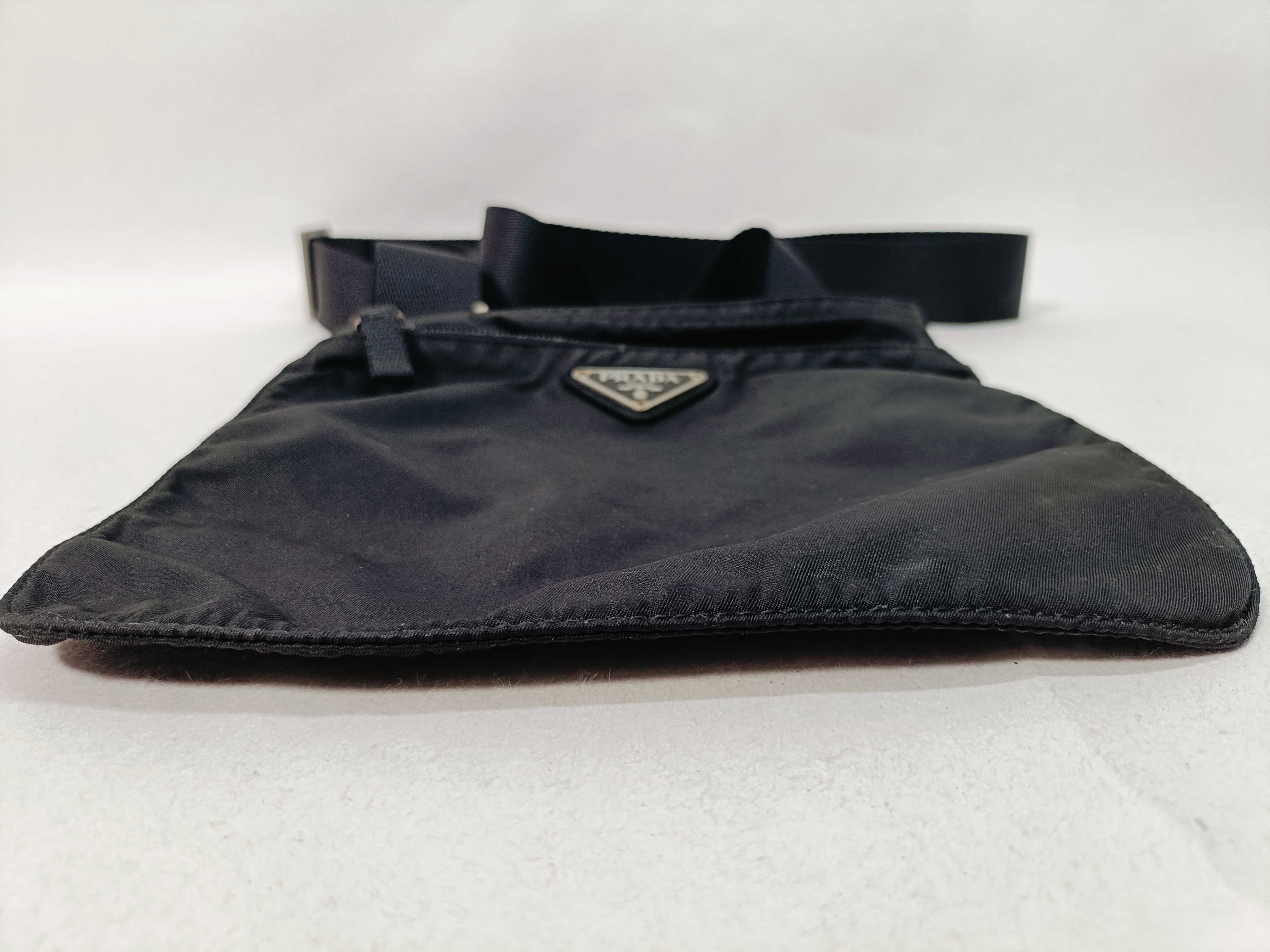 Nylon Mini Shoulder Bag (Triangle Shoulder Bag) — view 7