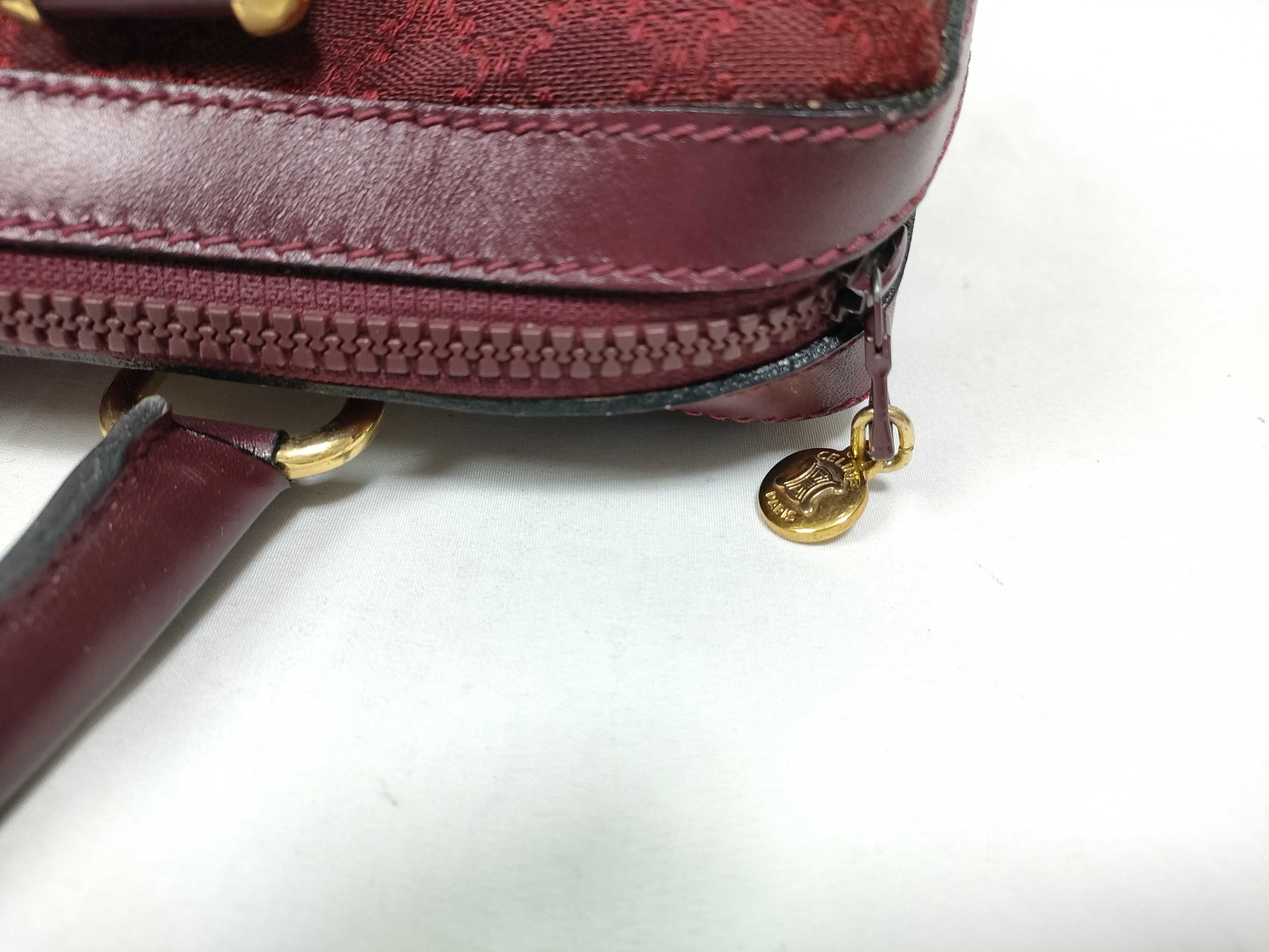 Macadam Boston Bag, Canvas and Leather, Bordeaux Boston Bag — view 14