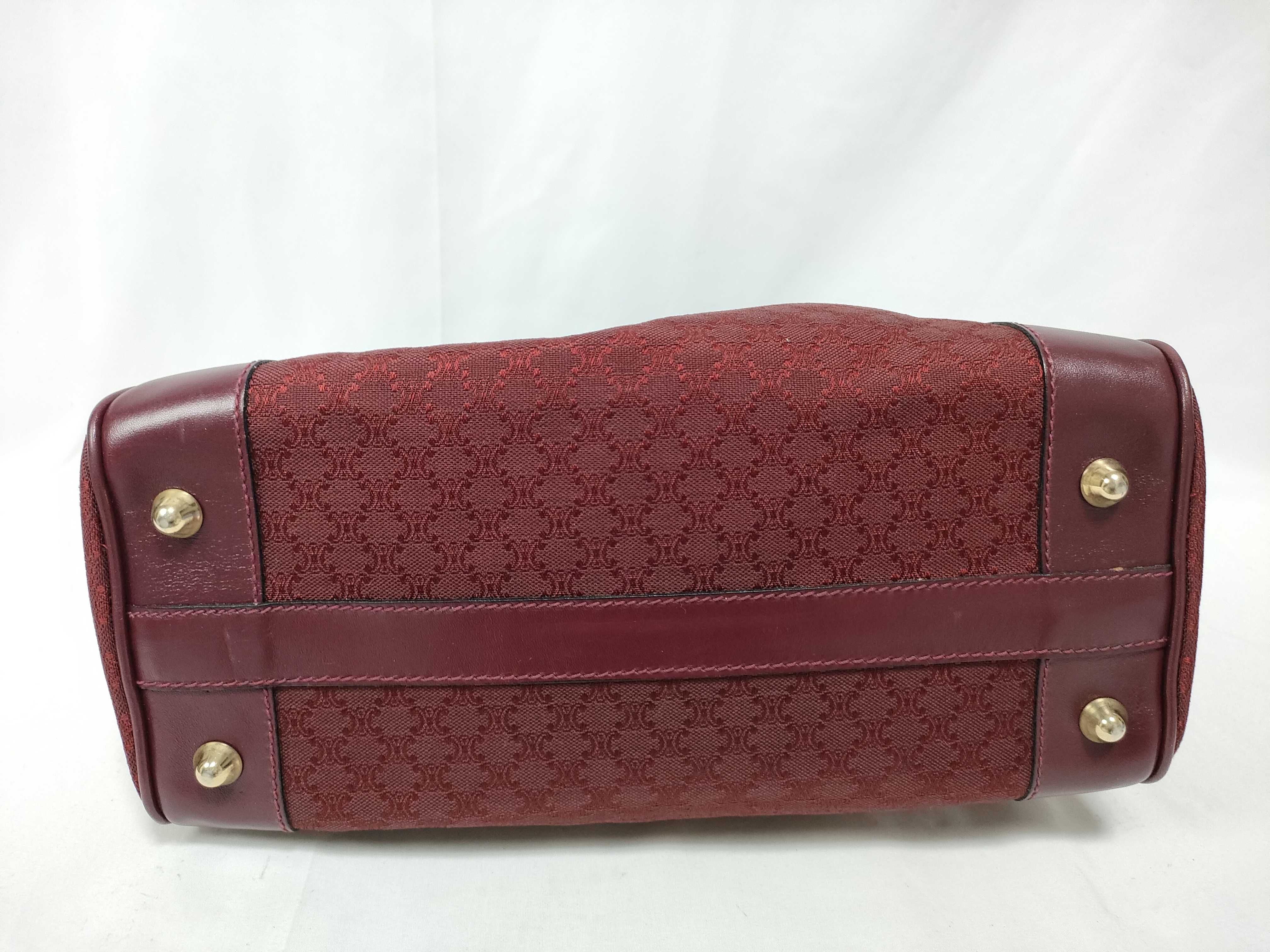 Macadam Boston Bag, Canvas and Leather, Bordeaux Boston Bag — view 3