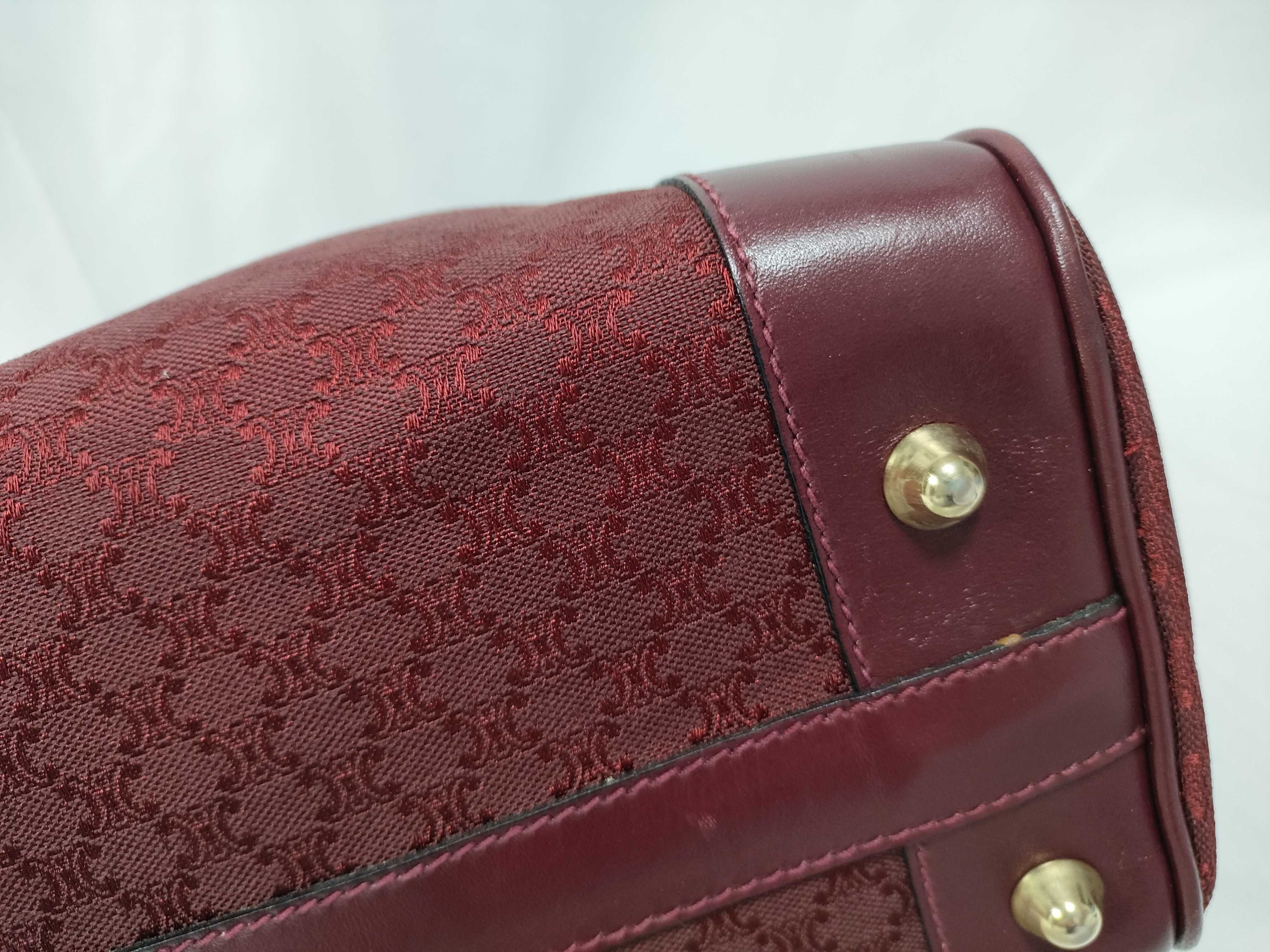 Macadam Boston Bag, Canvas and Leather, Bordeaux Boston Bag — view 4