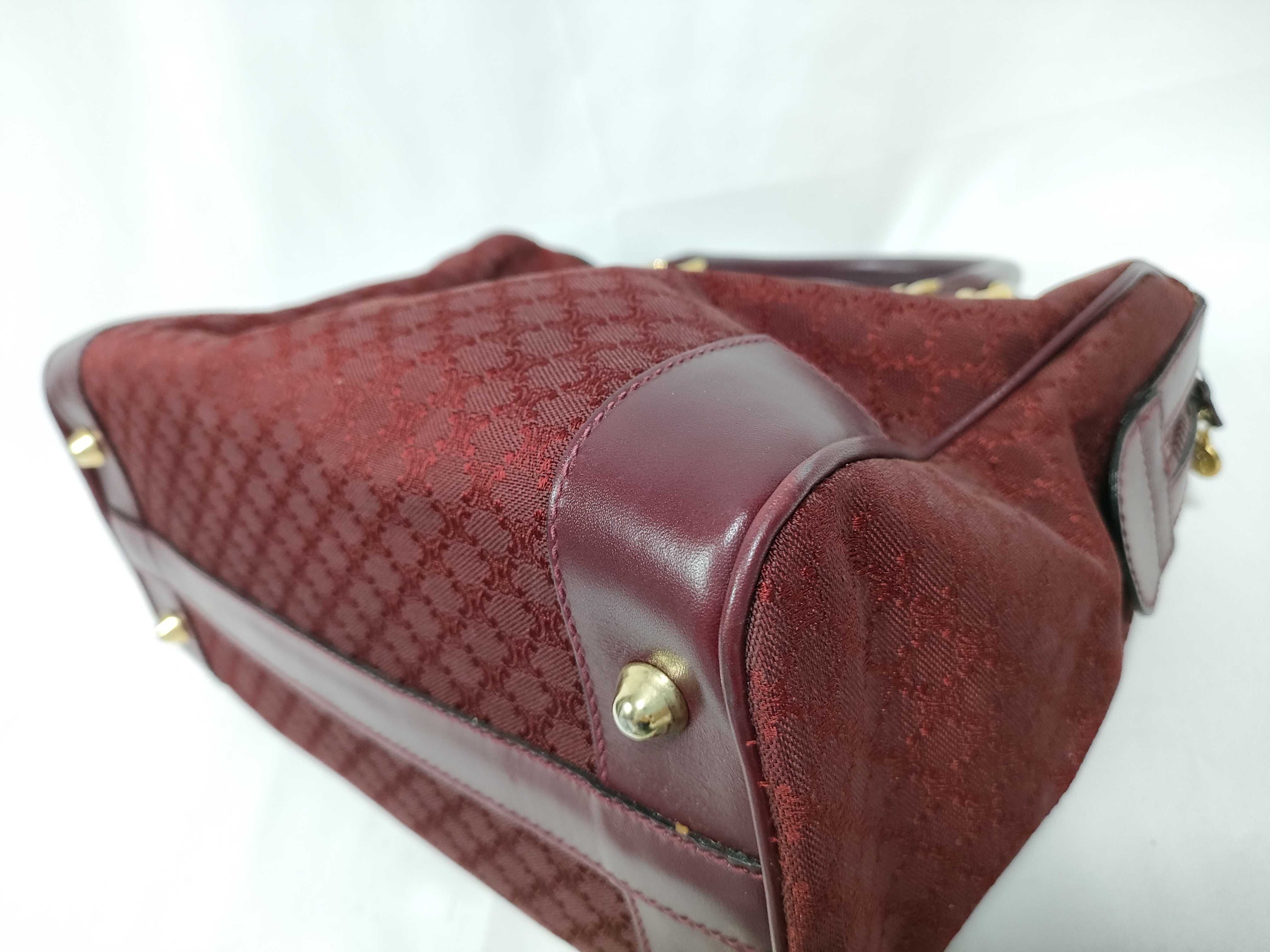 Macadam Boston Bag, Canvas and Leather, Bordeaux Boston Bag — view 5