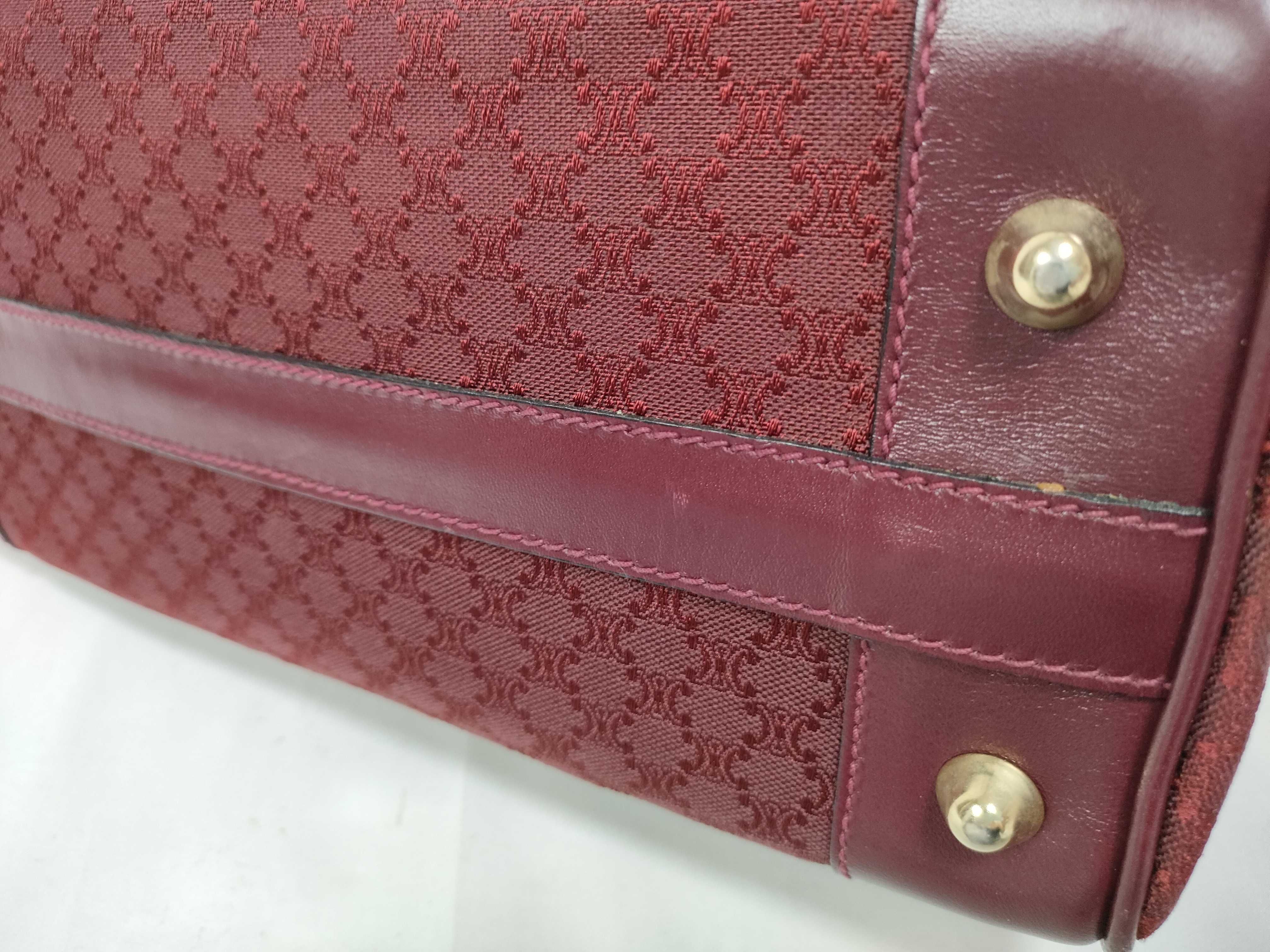 Macadam Boston Bag, Canvas and Leather, Bordeaux Boston Bag — view 6