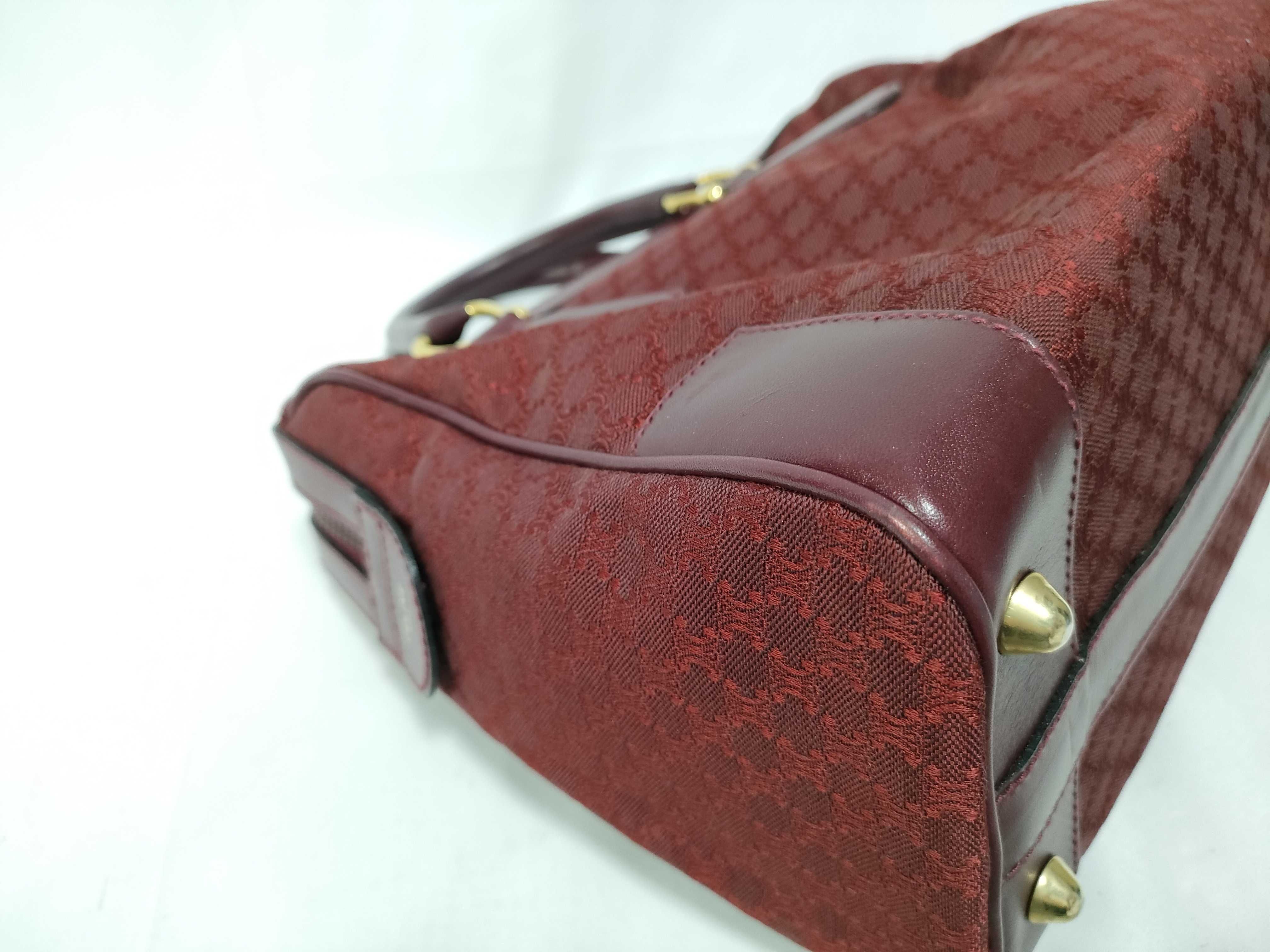Macadam Boston Bag, Canvas and Leather, Bordeaux Boston Bag — view 7