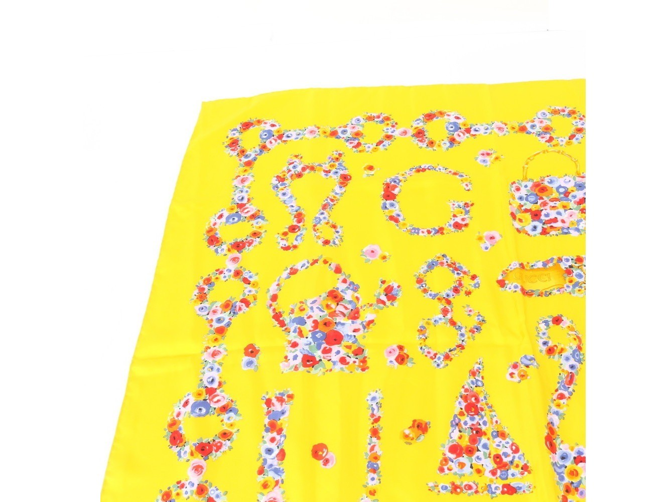 100% Silk Scarf with Tag — view 2
