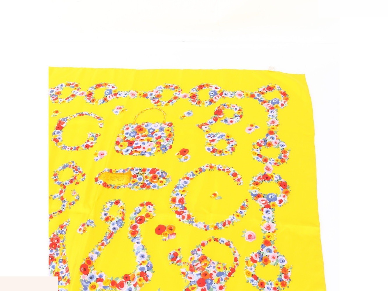 100% Silk Scarf with Tag — view 3