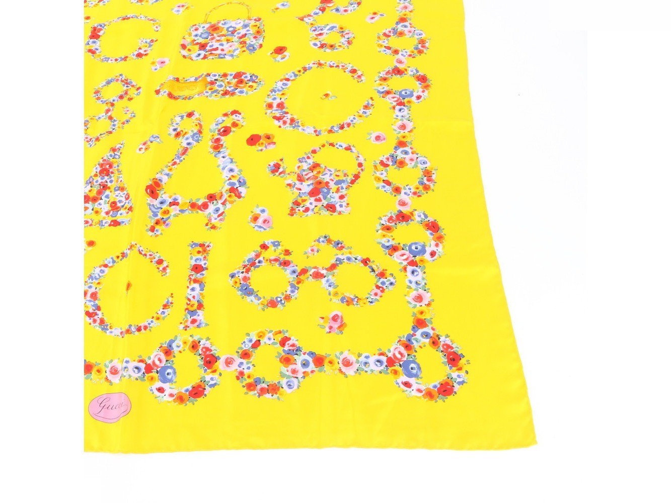 100% Silk Scarf with Tag — view 5