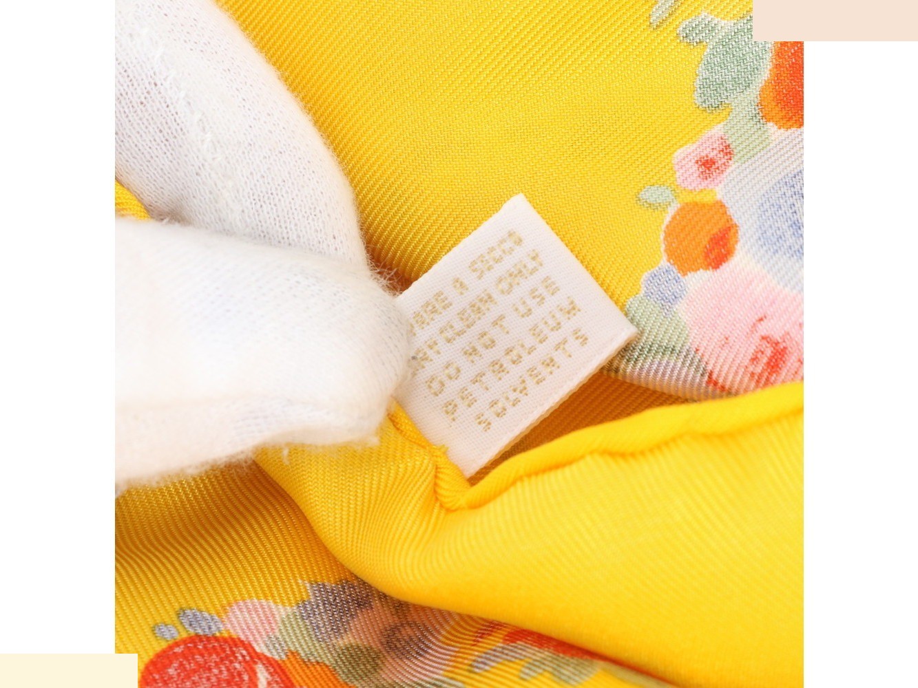 100% Silk Scarf with Tag — view 8