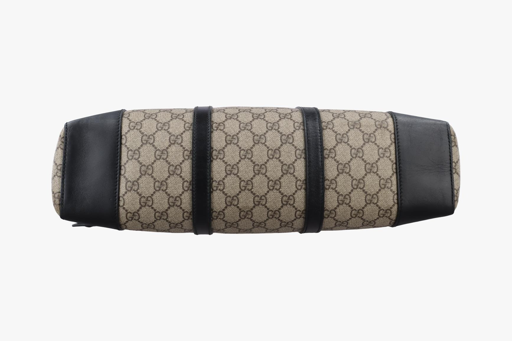 Kaleido PVC Coated Canvas x Leather Beige x Black — view 3