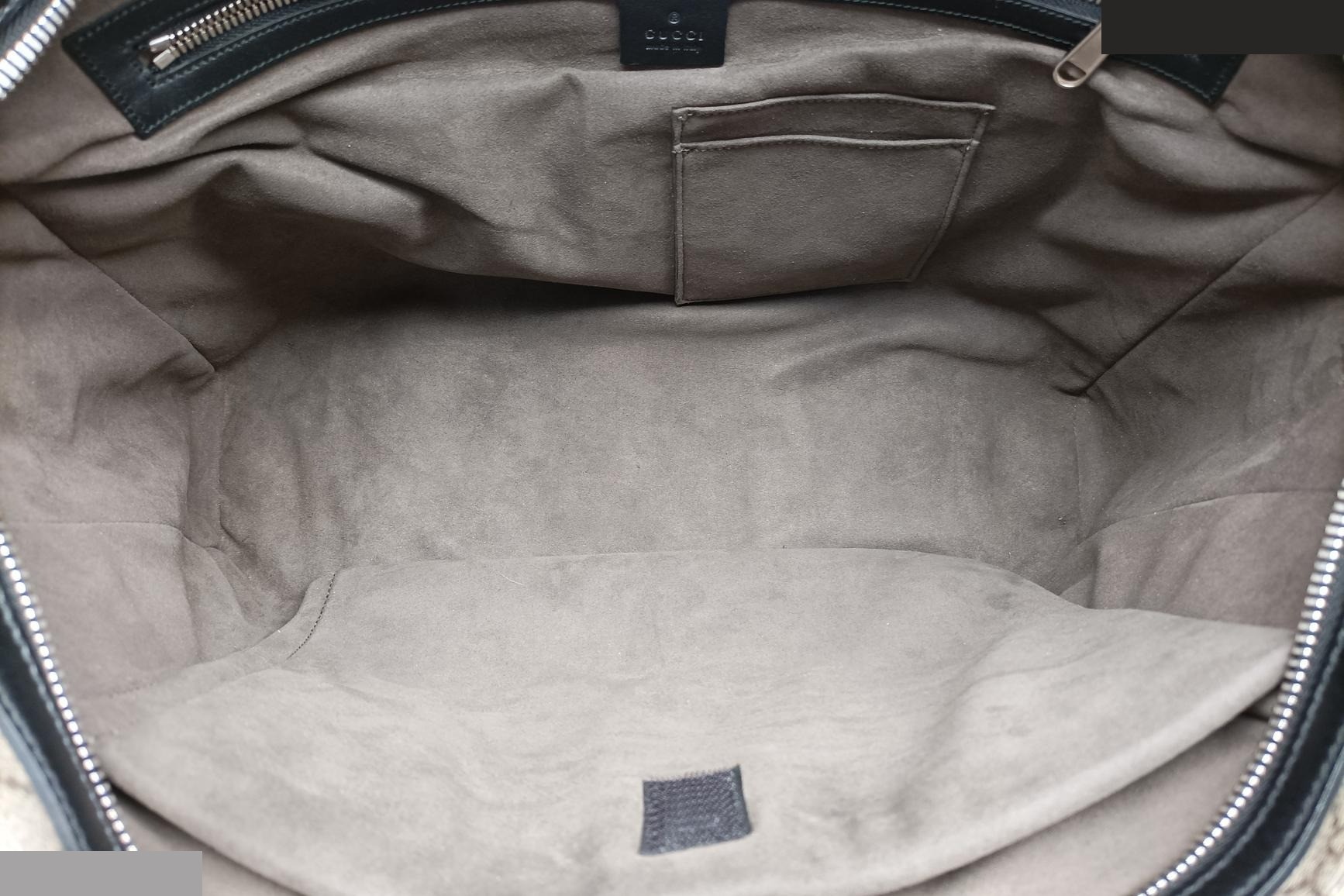 Kaleido PVC Coated Canvas x Leather Beige x Black — view 6