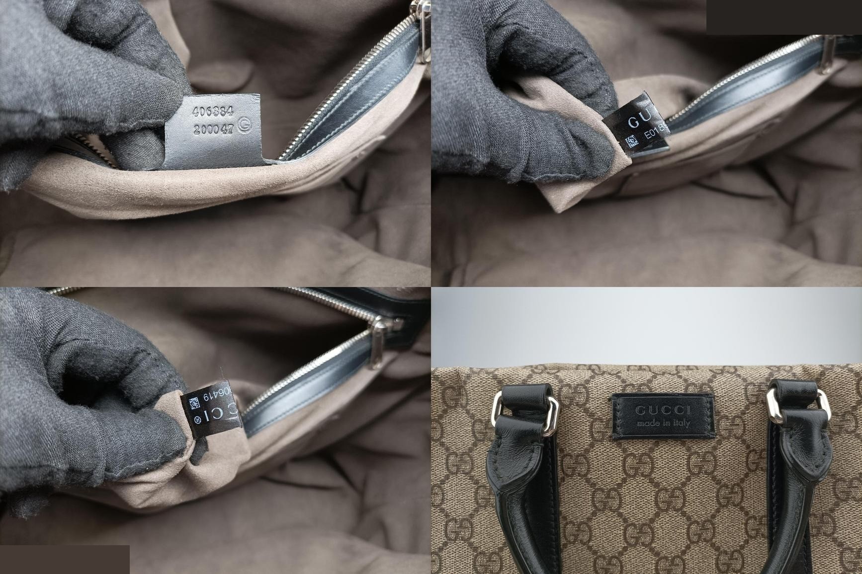 Kaleido PVC Coated Canvas x Leather Beige x Black — view 8