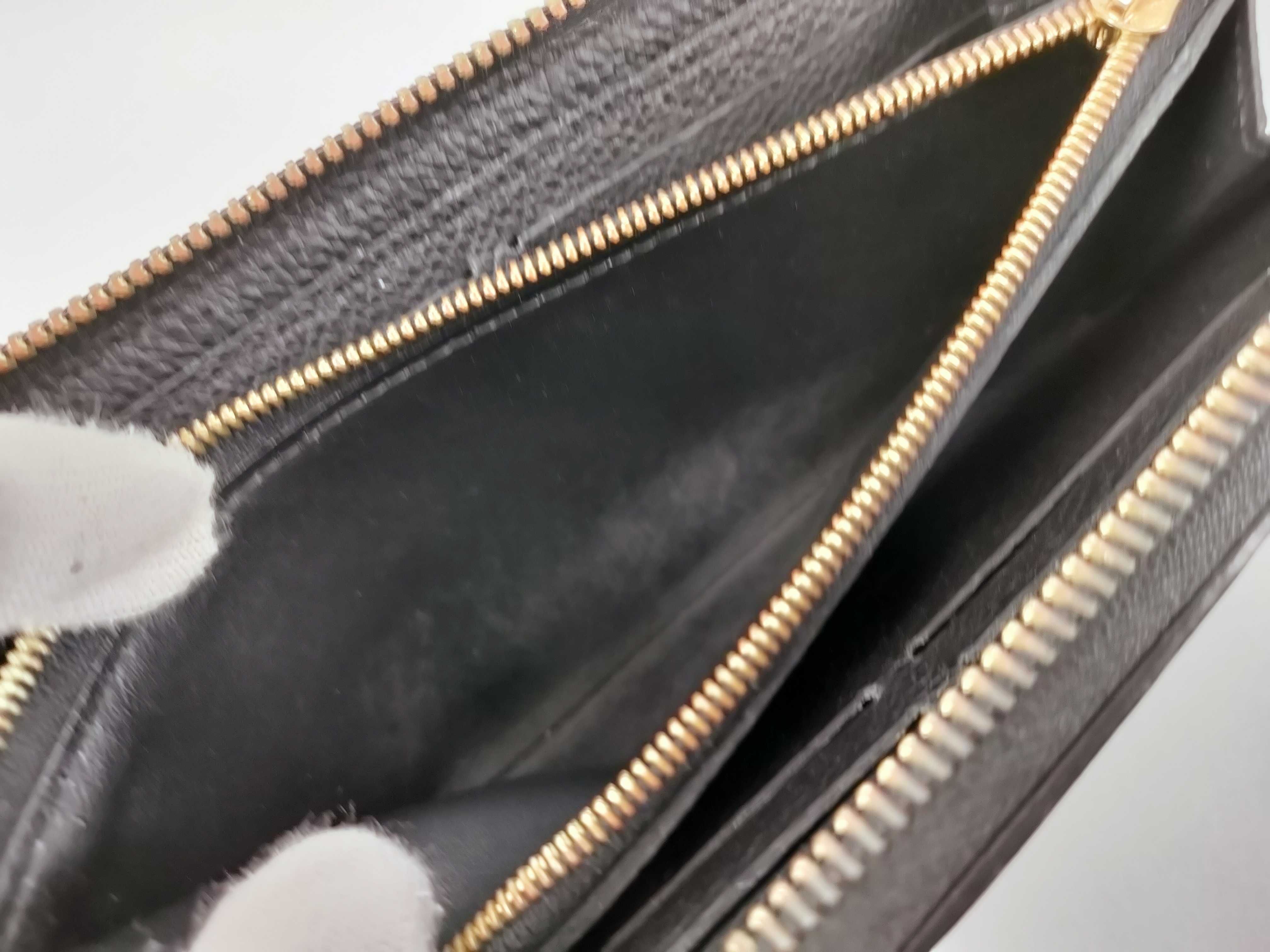 Portefeuille Clemence Monogram Empreinte Black Wallet — view 11