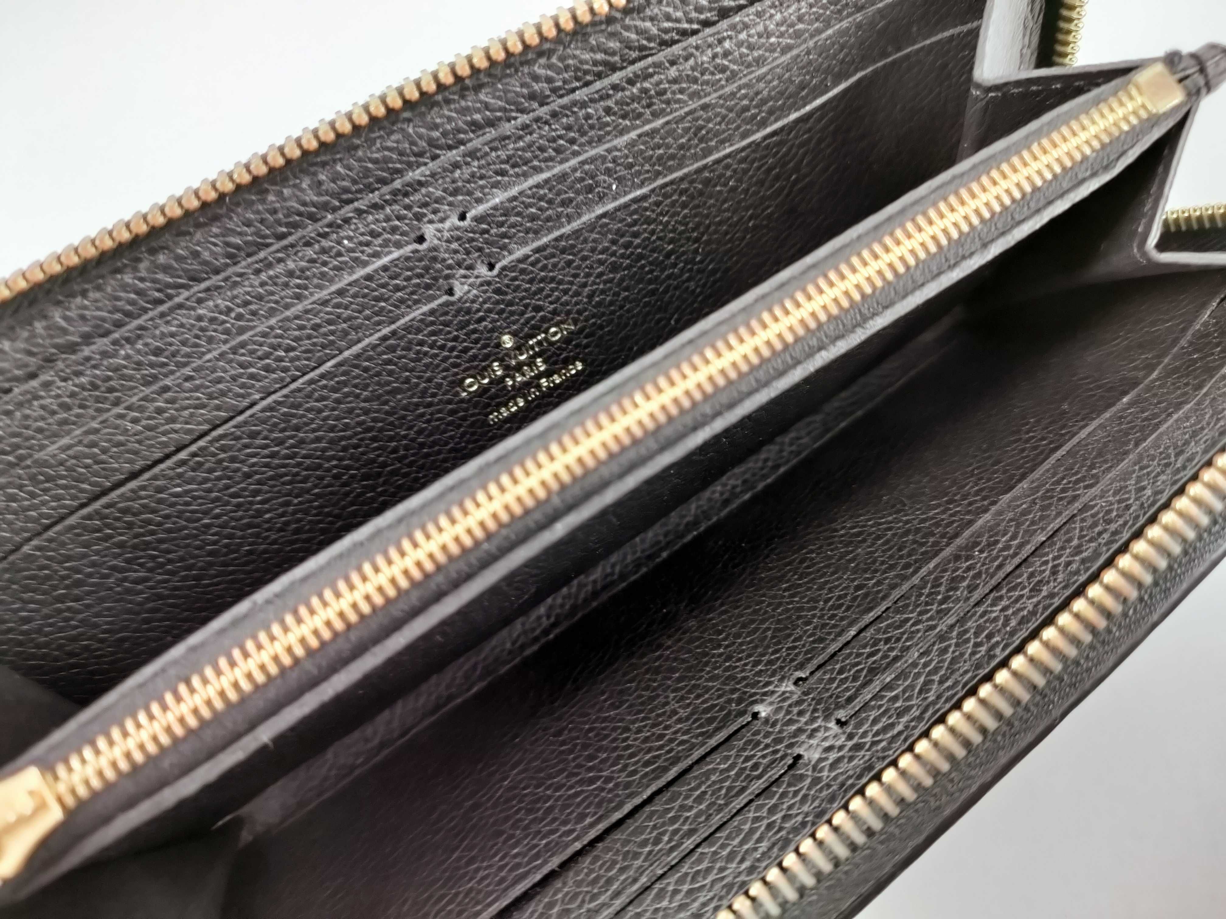 Portefeuille Clemence Monogram Empreinte Black Wallet — view 13