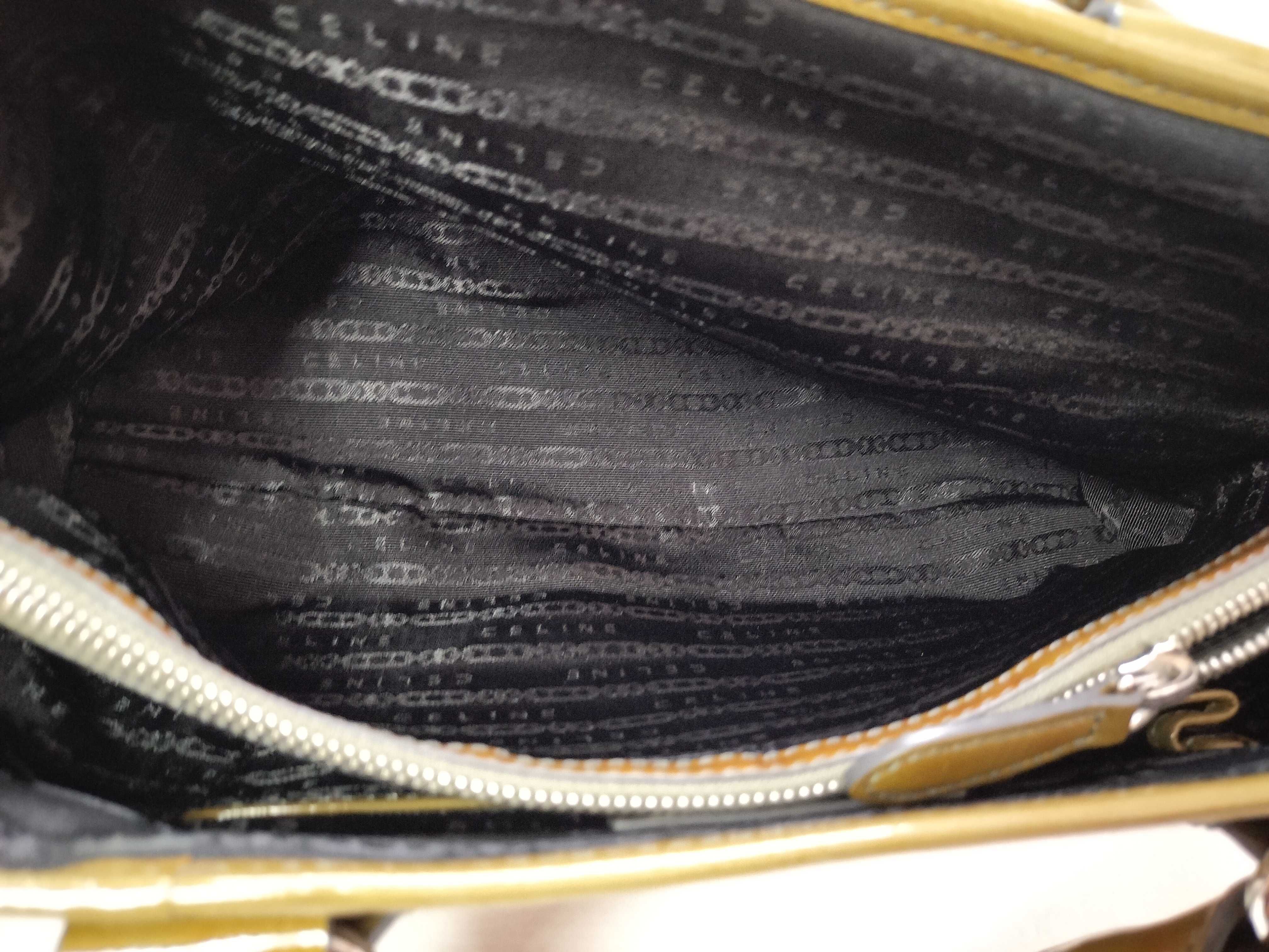 Patent Boogie Bag Khaki Handbag — view 7