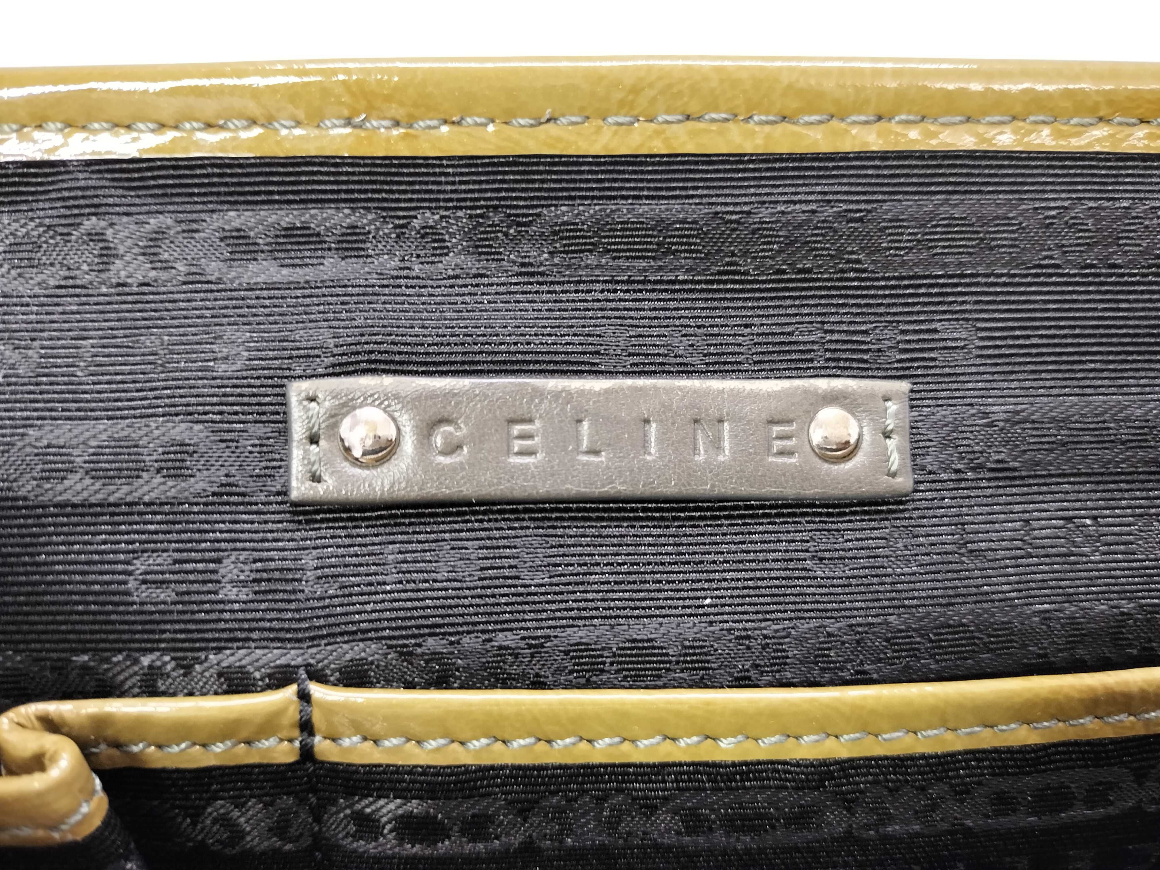 Patent Boogie Bag Khaki Handbag — view 8